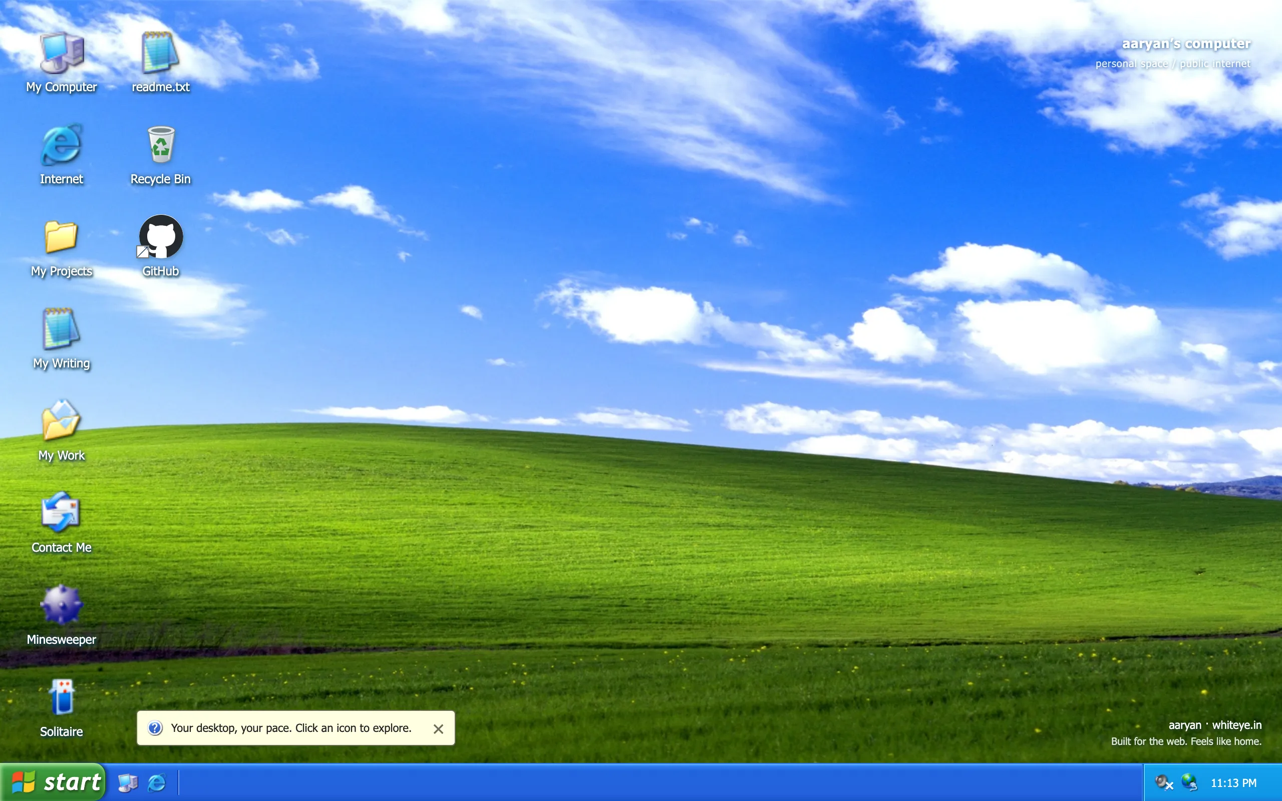 Screenshot of aaryan