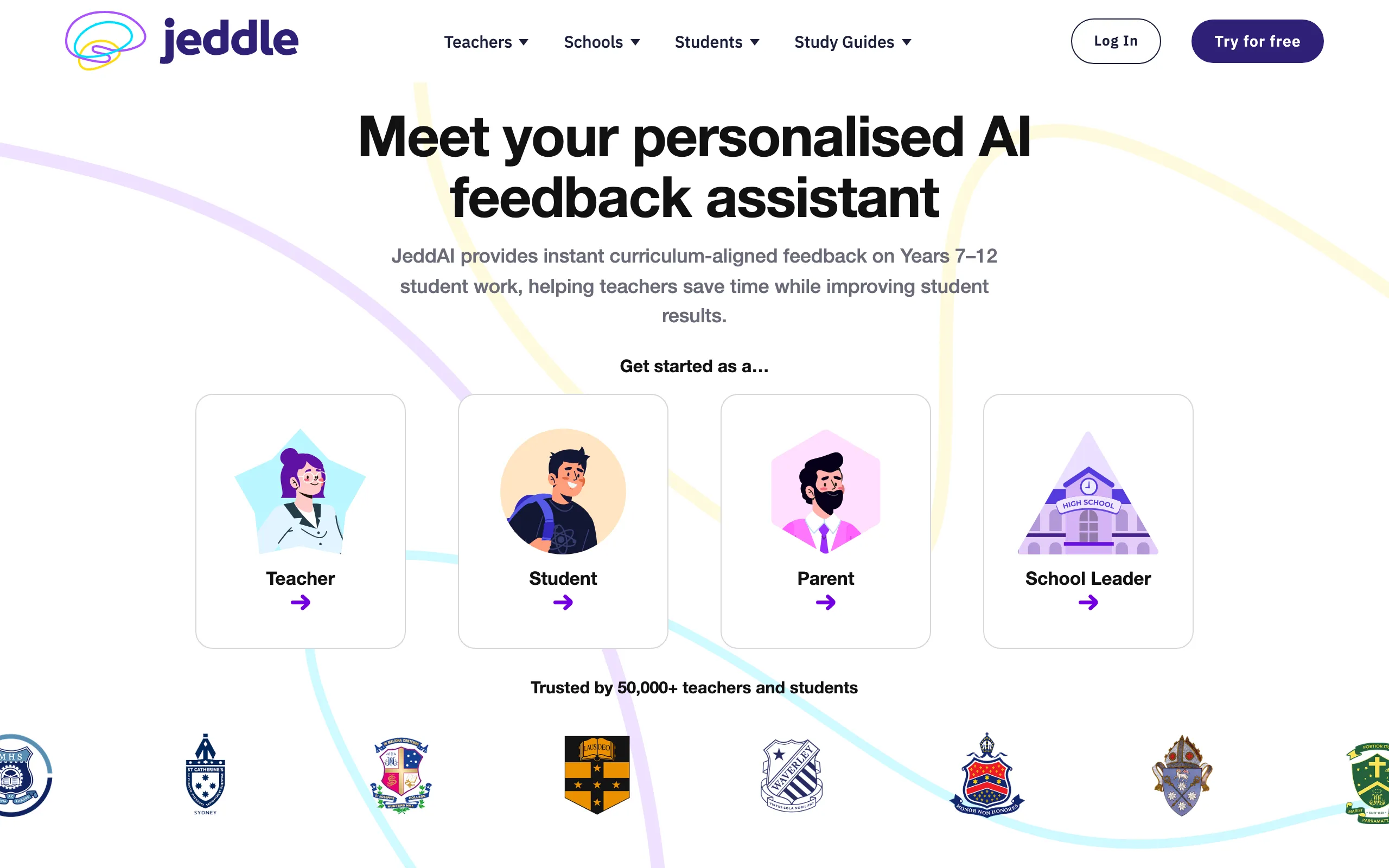 Screenshot of AI Marking and Feedback