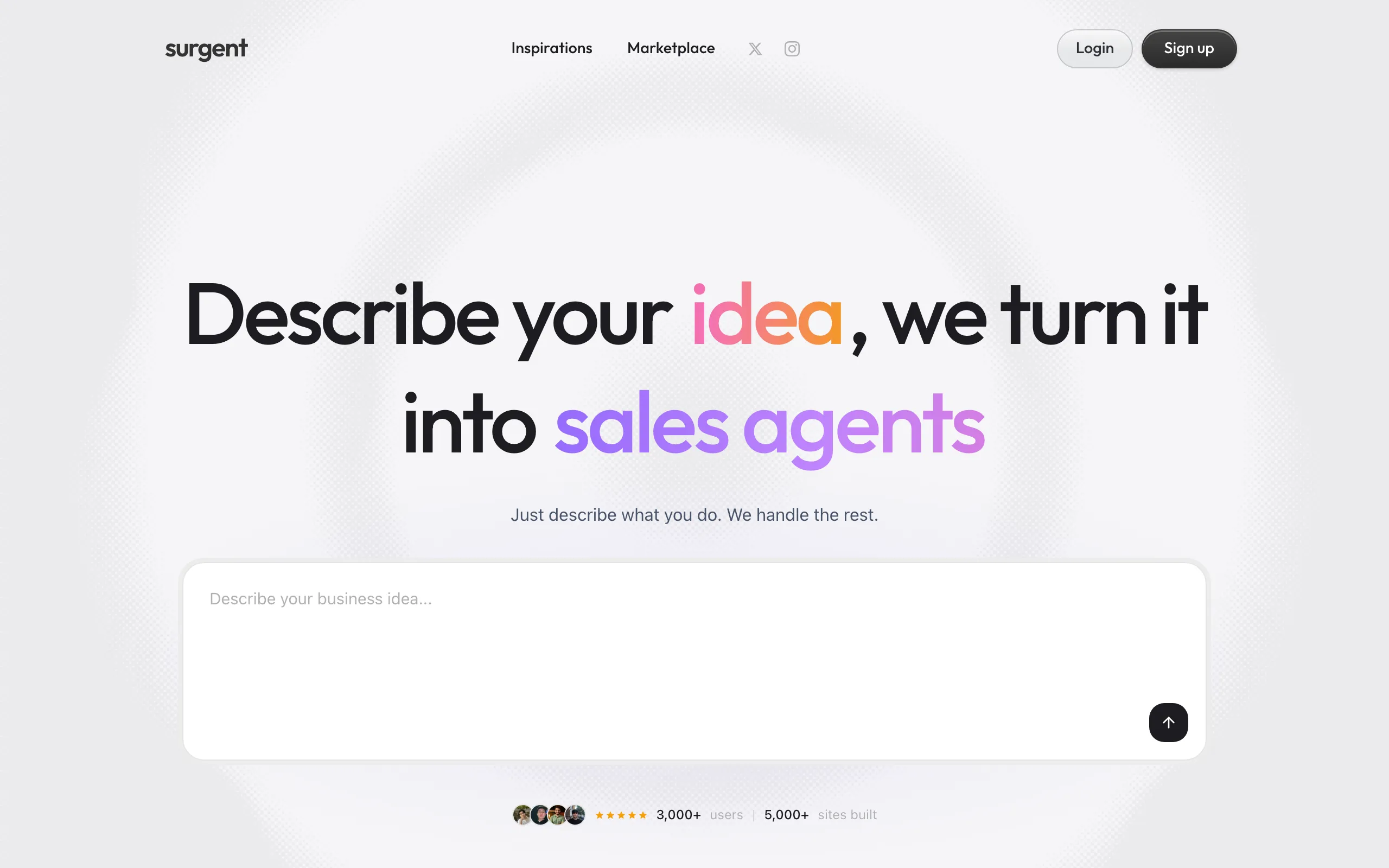 Screenshot of AI That Builds and Grows Your Business