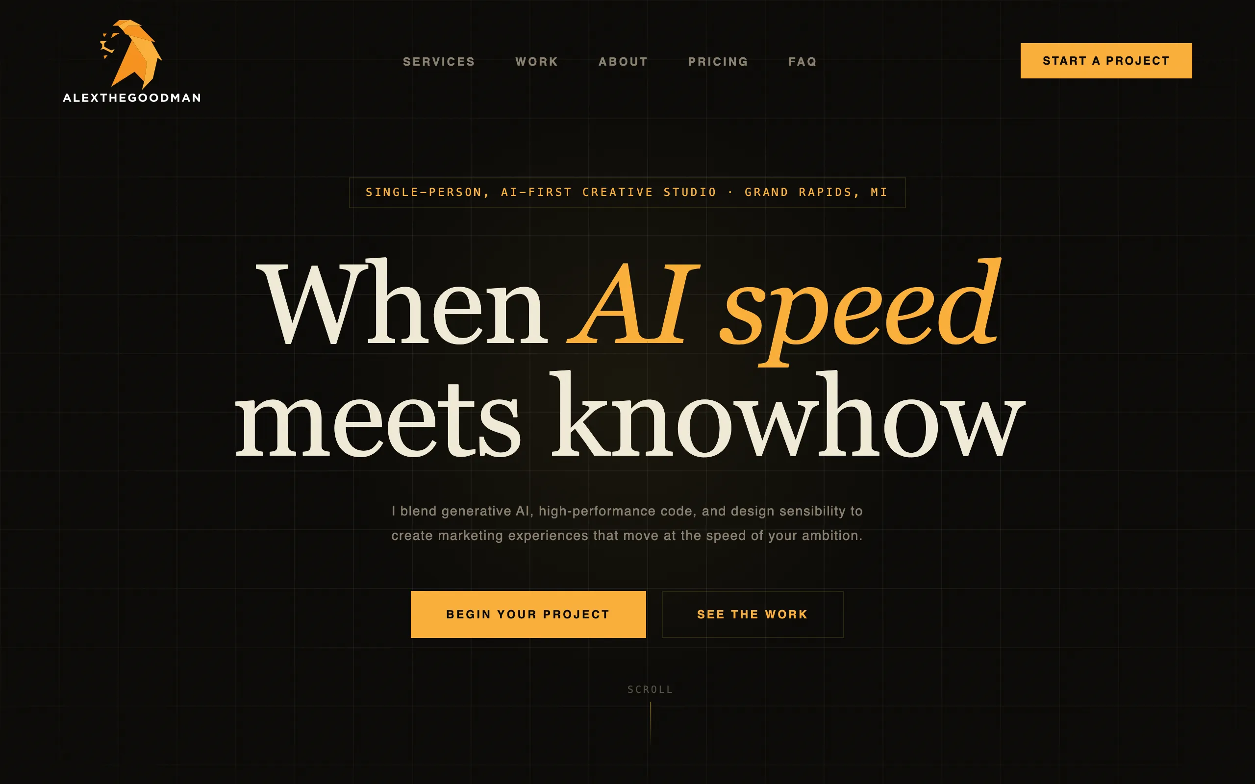 Screenshot of Alex Woodman | WebGL Engineer | WebGPU Developer