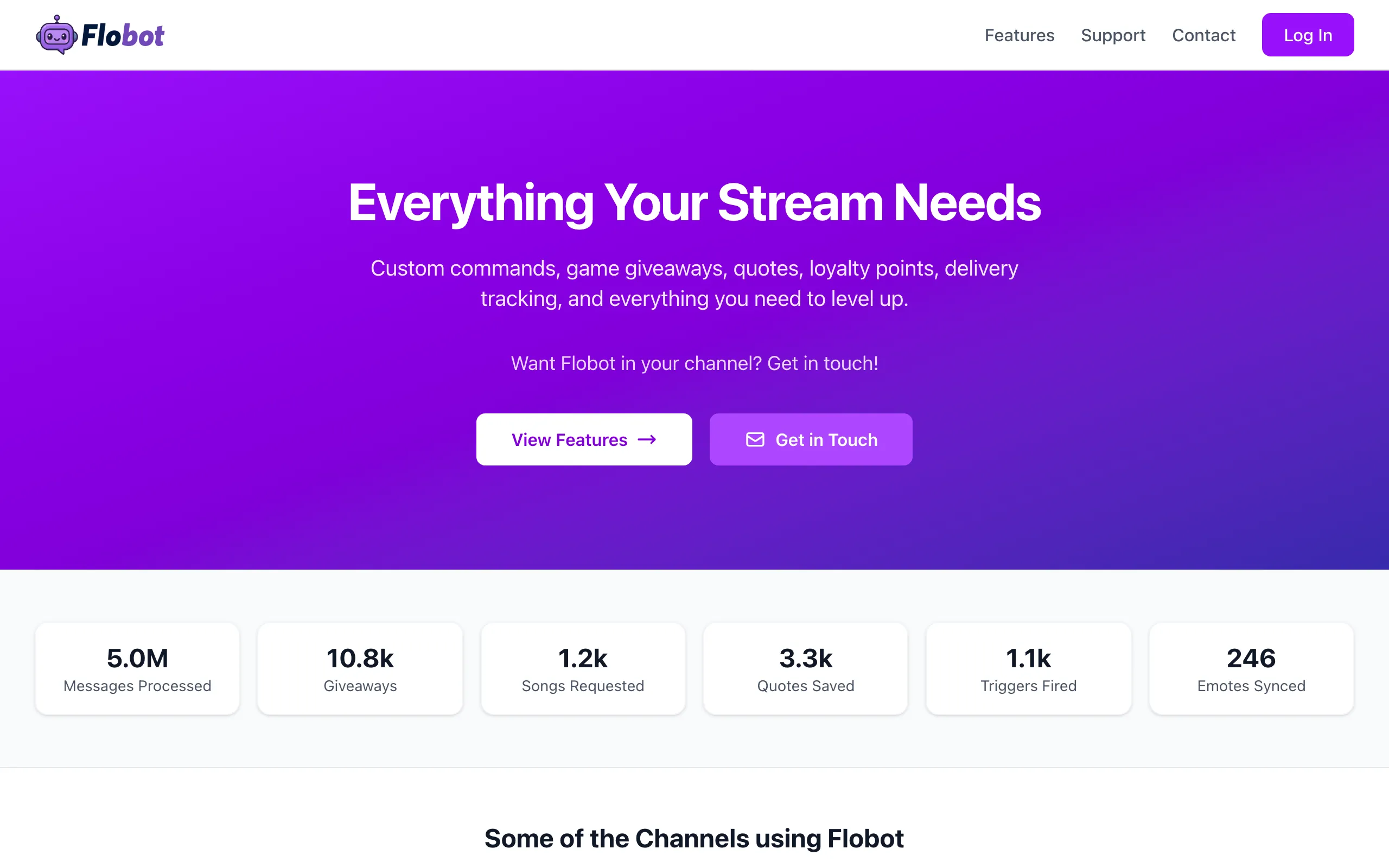 Screenshot of Automate Your Stream - Flobot