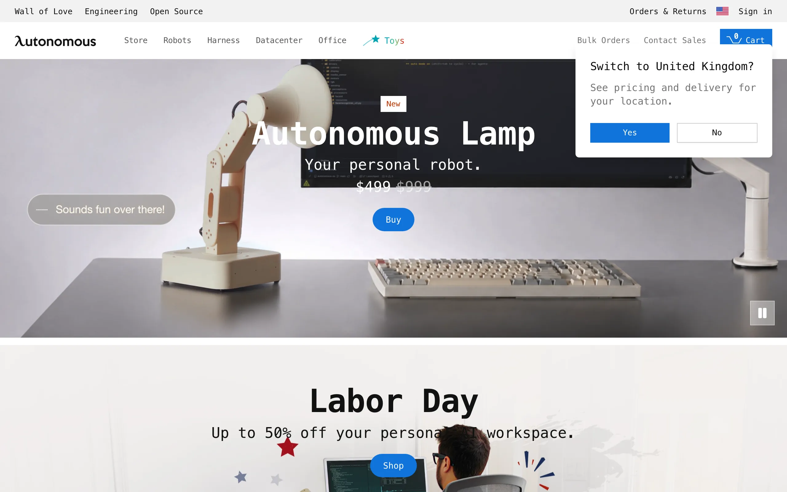 Screenshot of Autonomous — AI hardware workshop