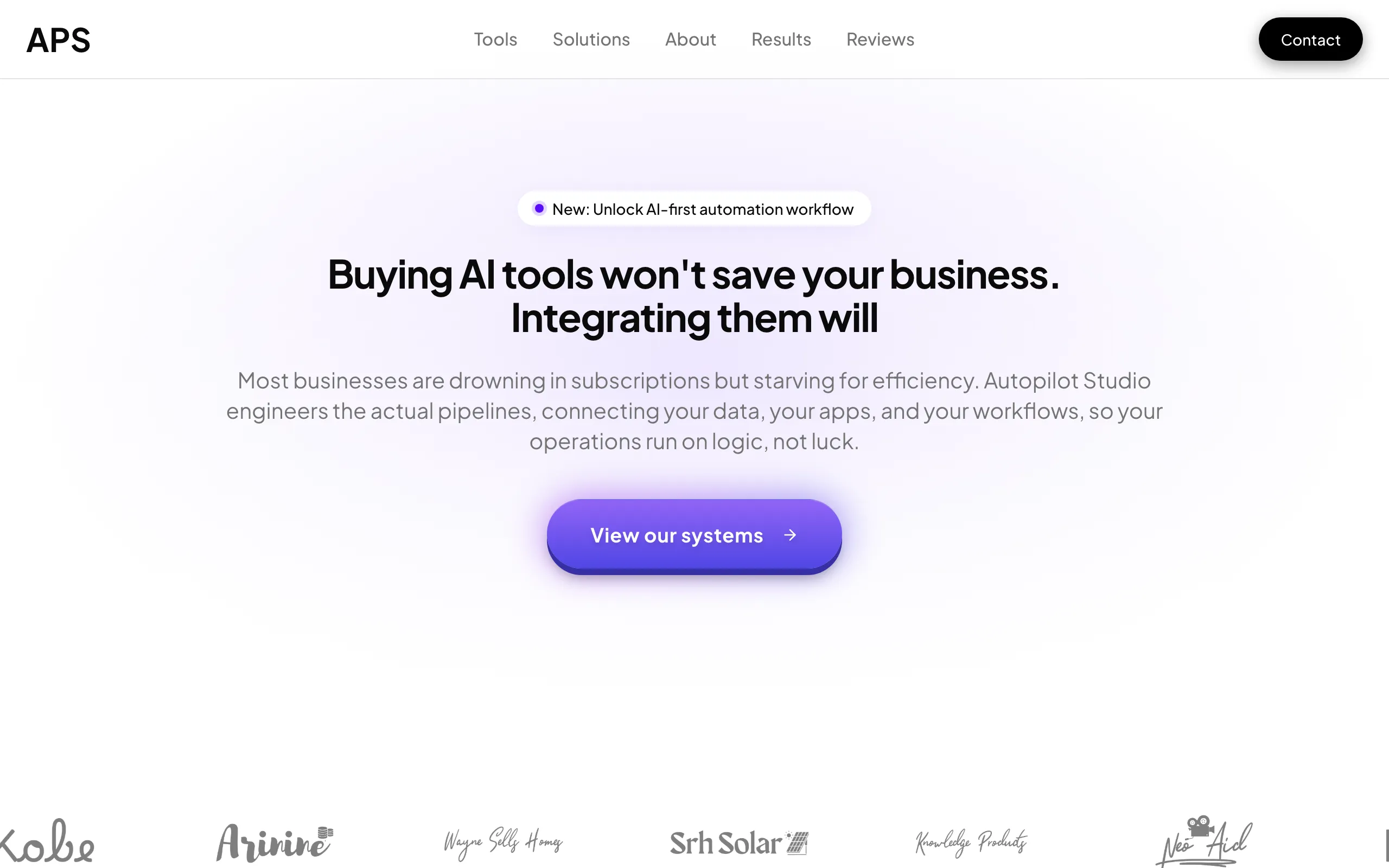 Screenshot of Autopilot Studio | End-to-End AI Automation &amp; Workflow Optimization