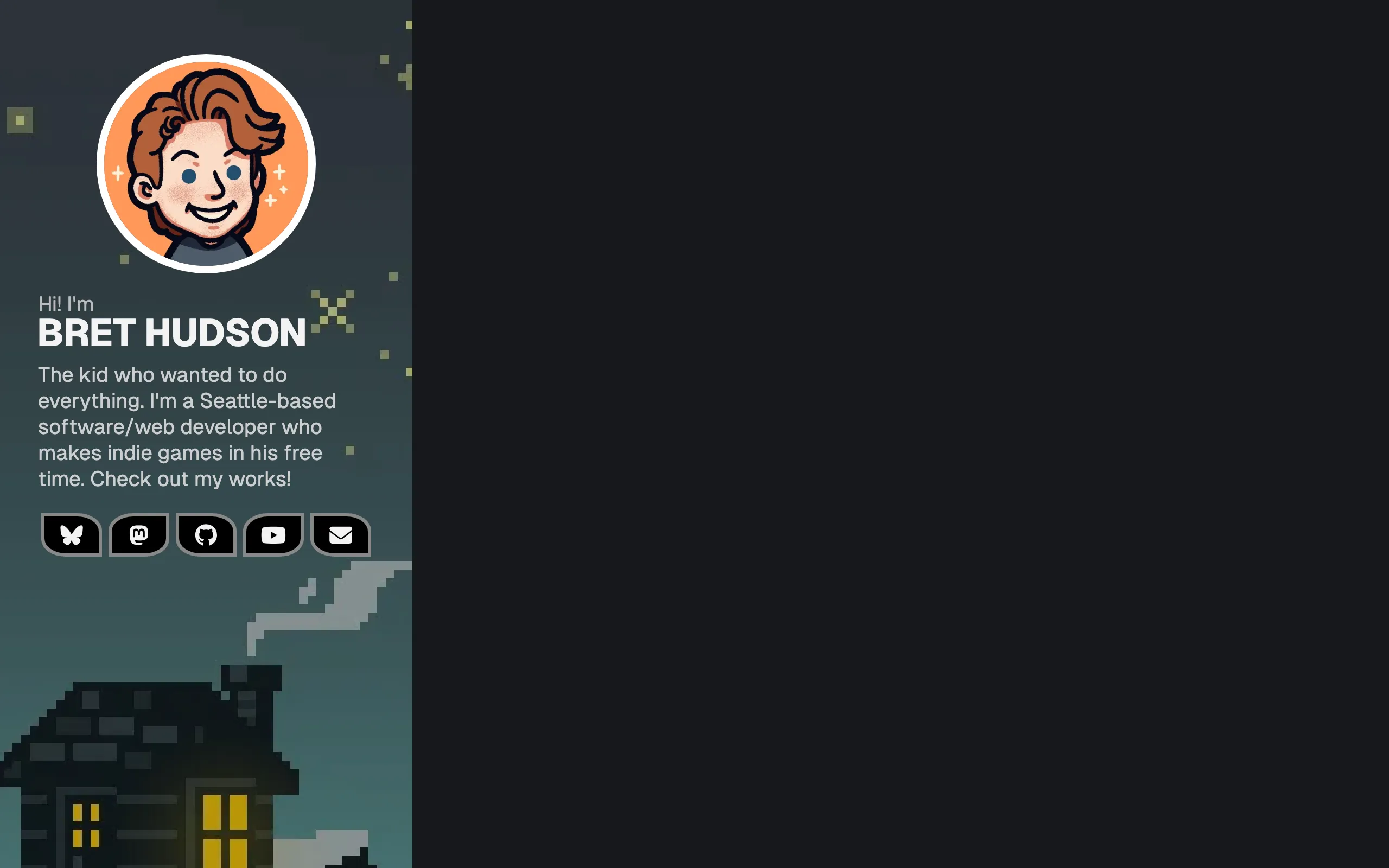 Screenshot of Bret Hudson