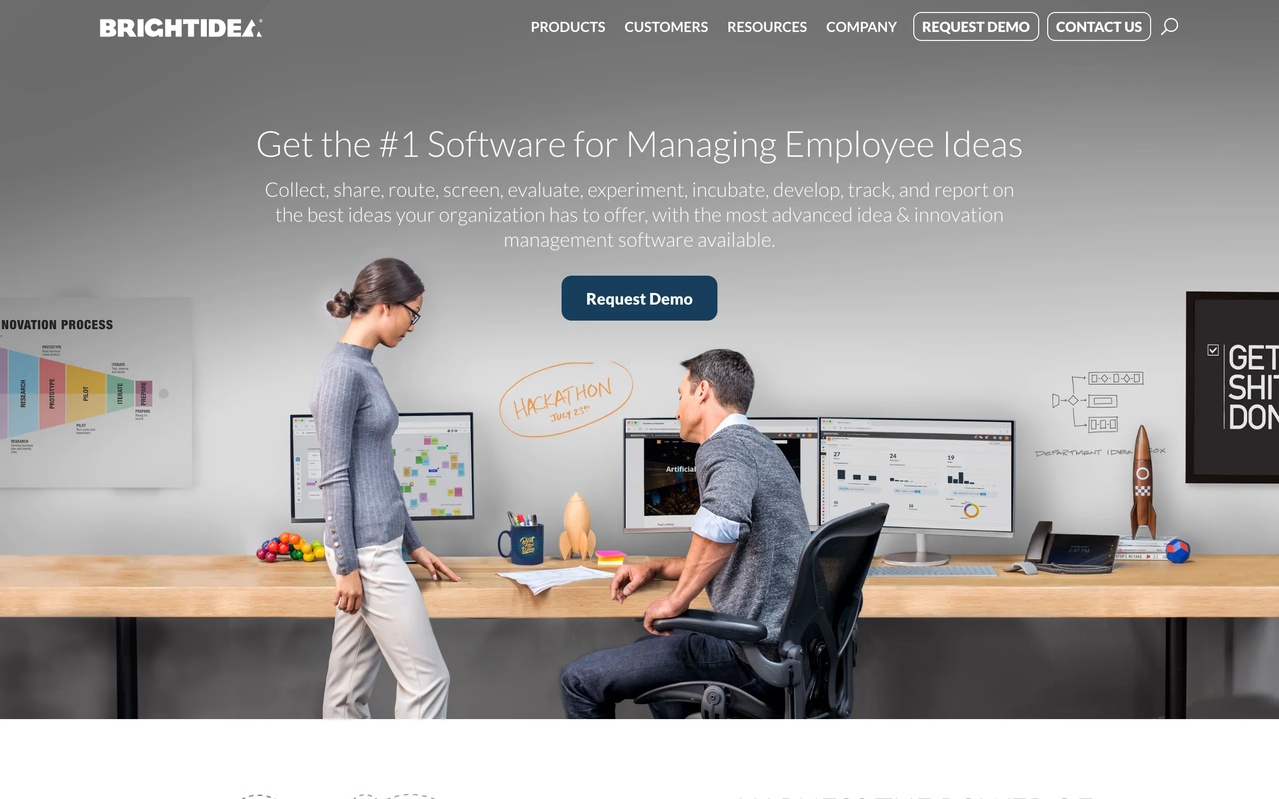 Screenshot of Brightidea: #1 Innovation Management Software Platform
