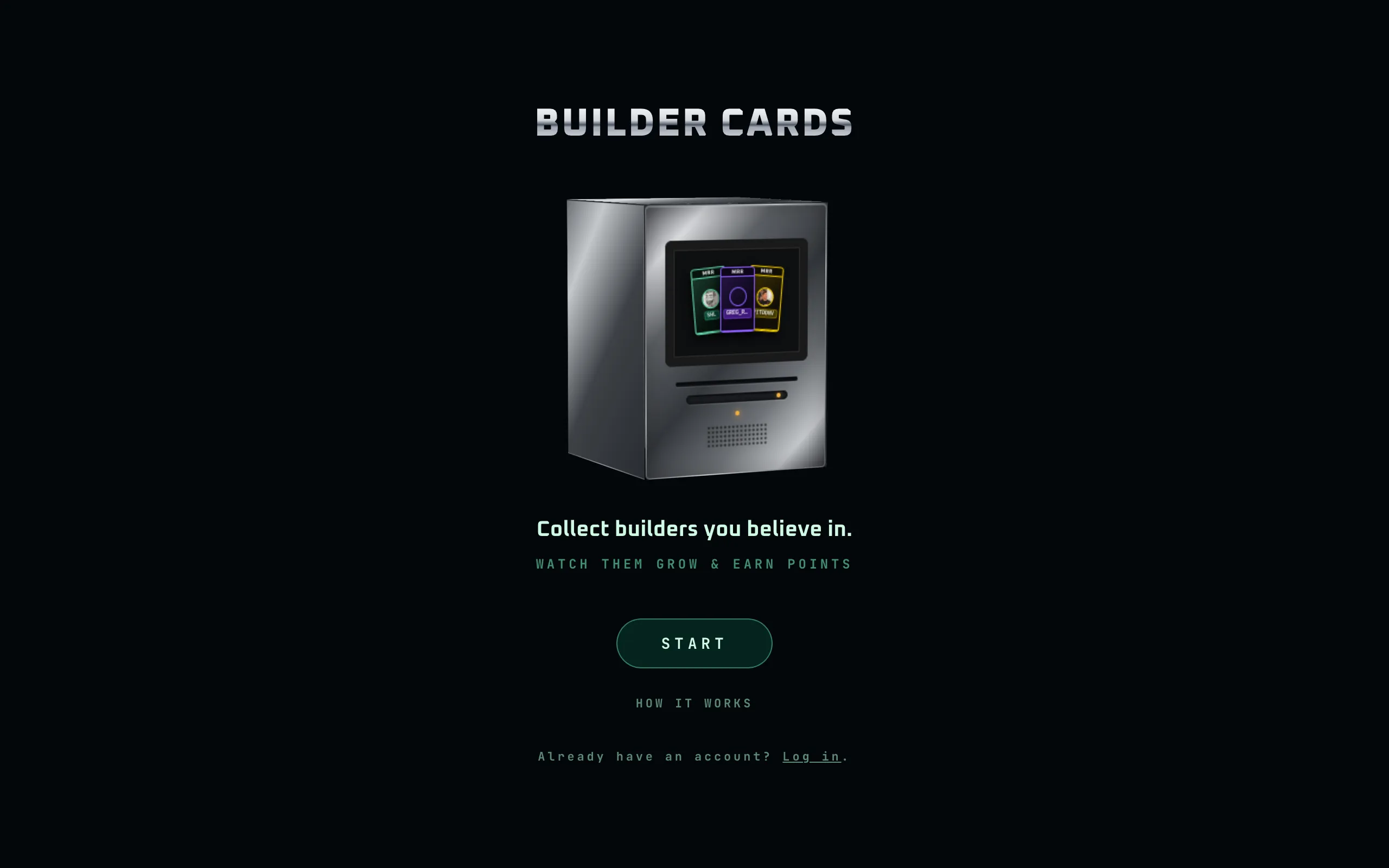 Screenshot of Builder Cards — Discover the Best Builders in the World