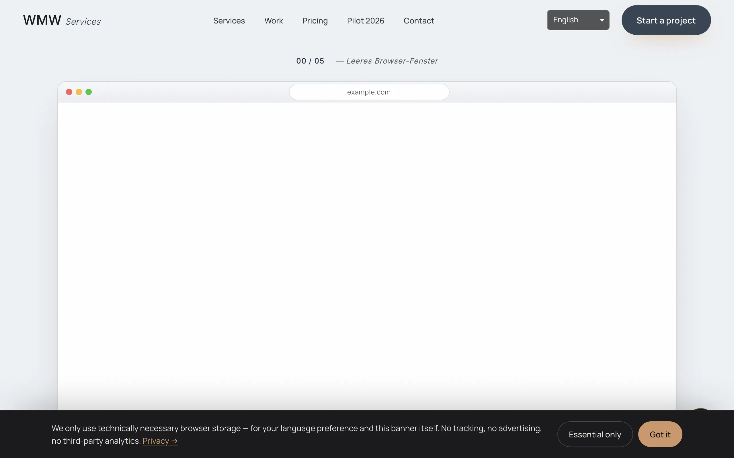 Screenshot of daylens