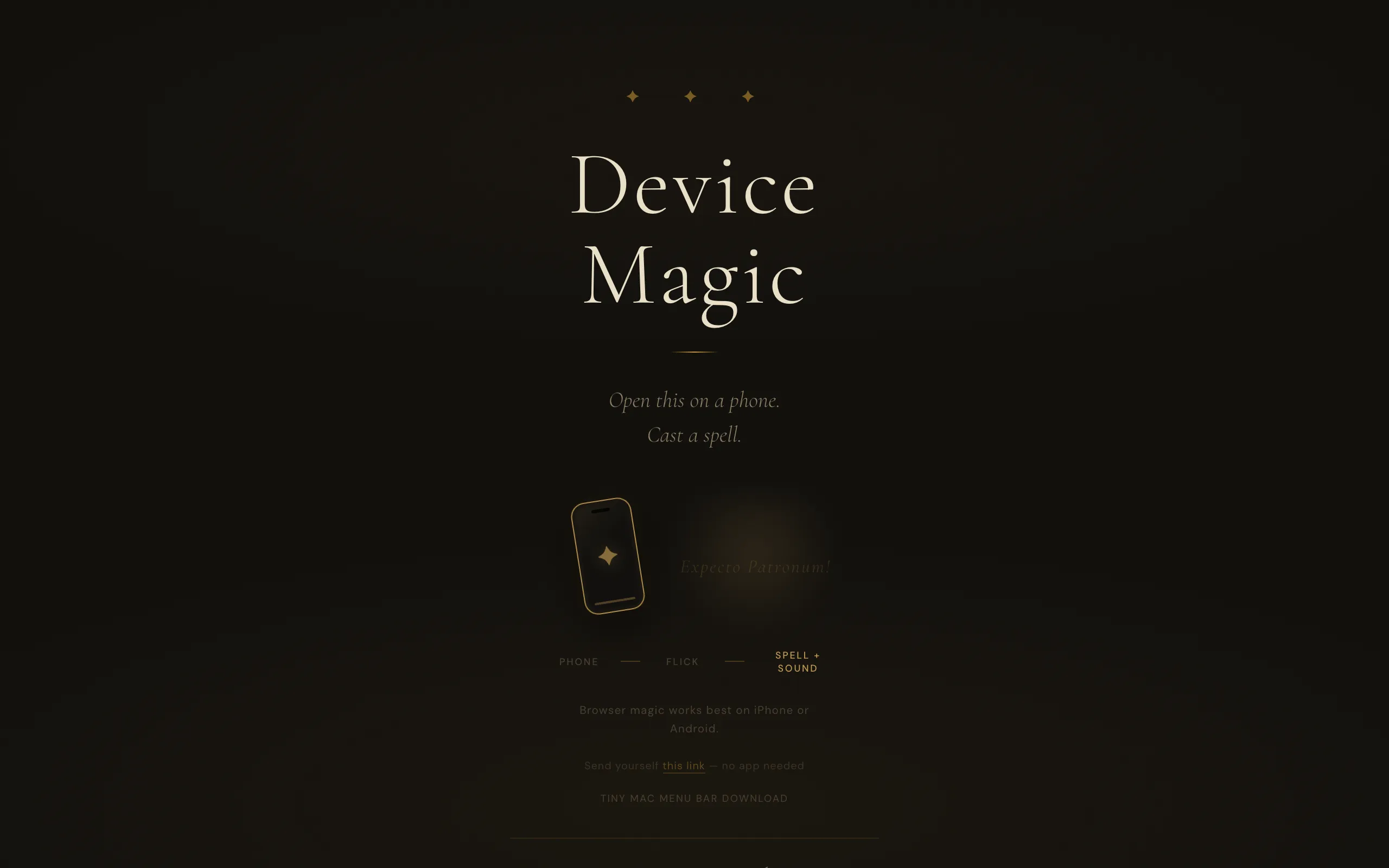 Screenshot of Device Magic