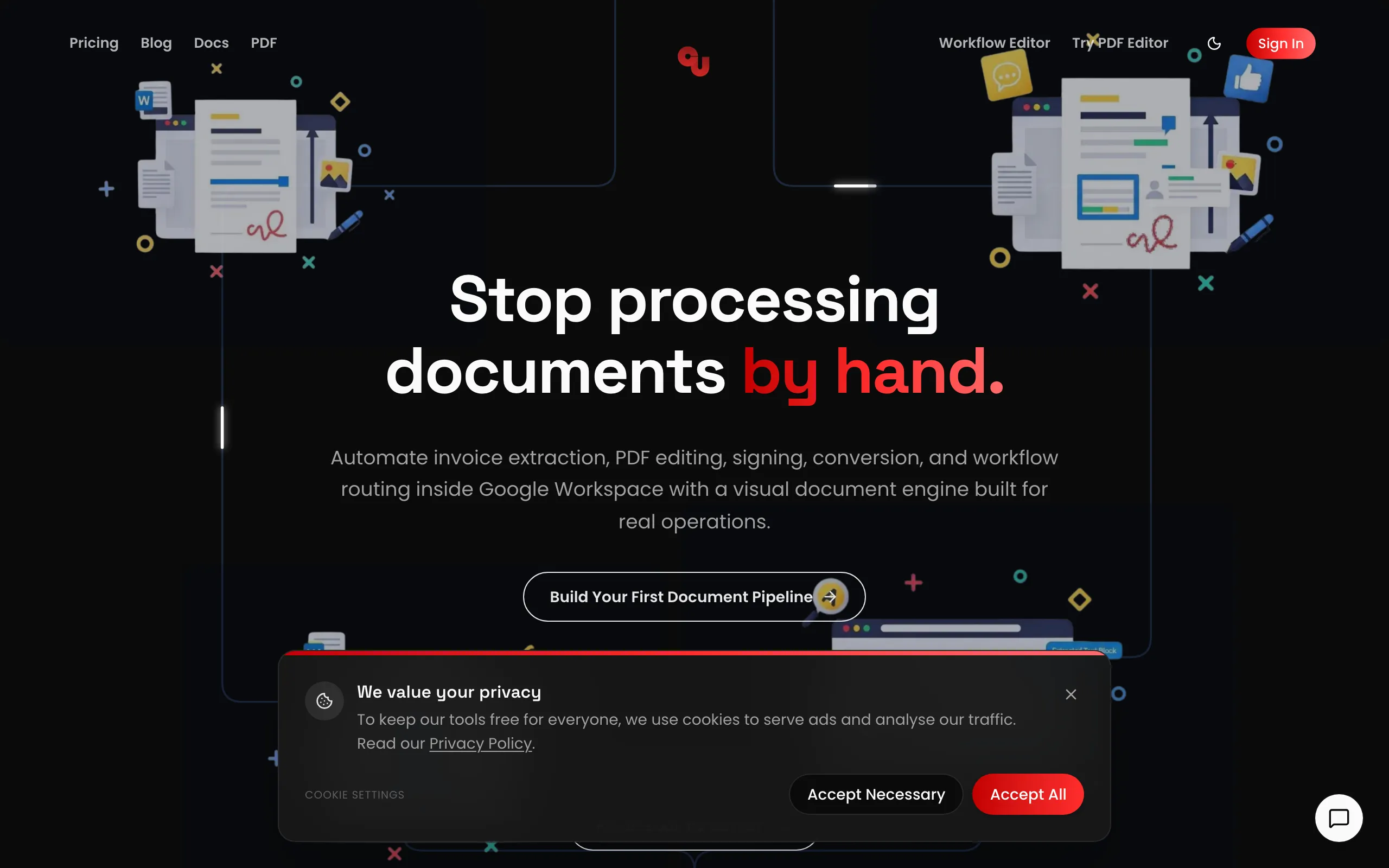 Screenshot of Document Automation for Google Workspace Teams