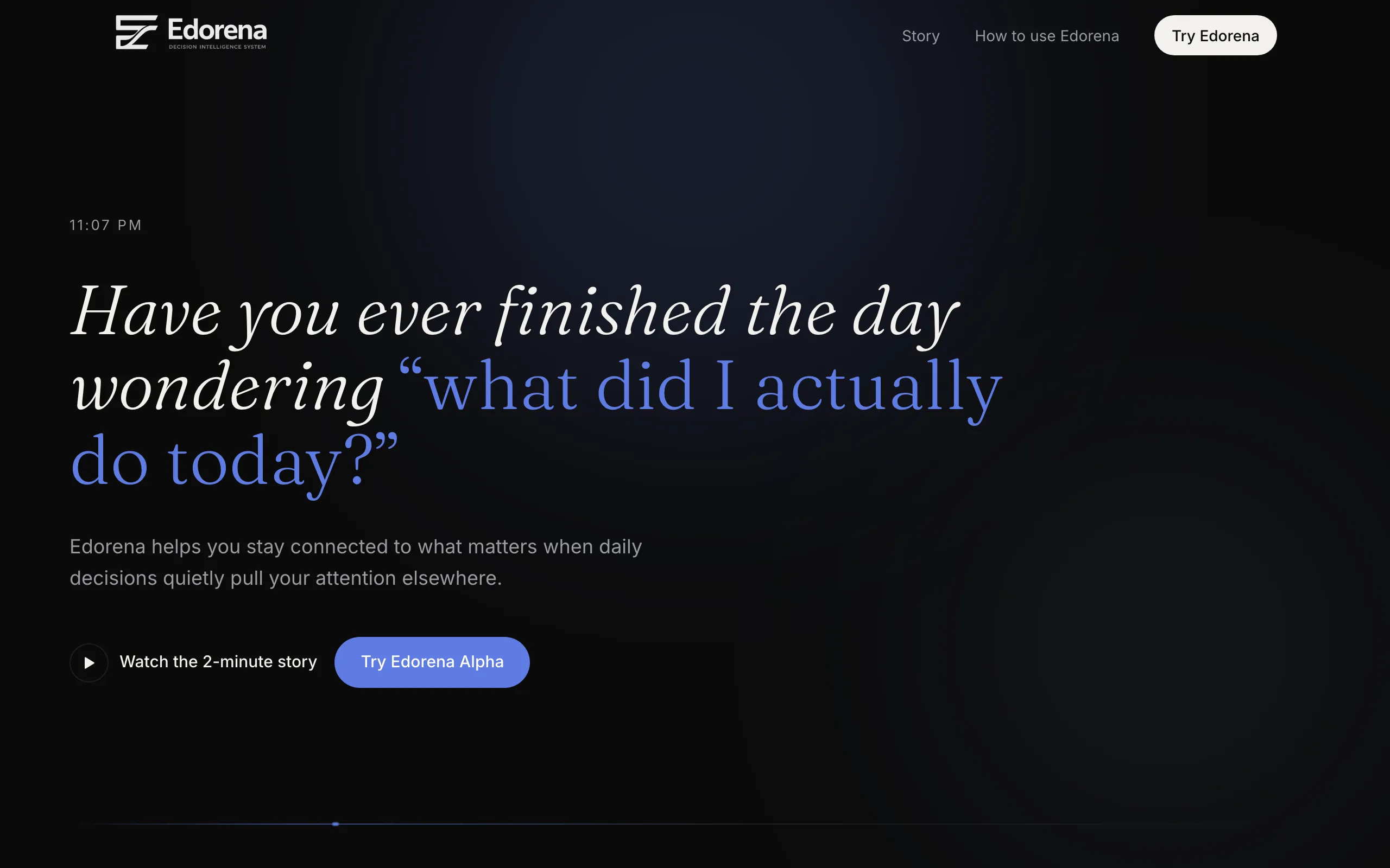 Screenshot of edorena