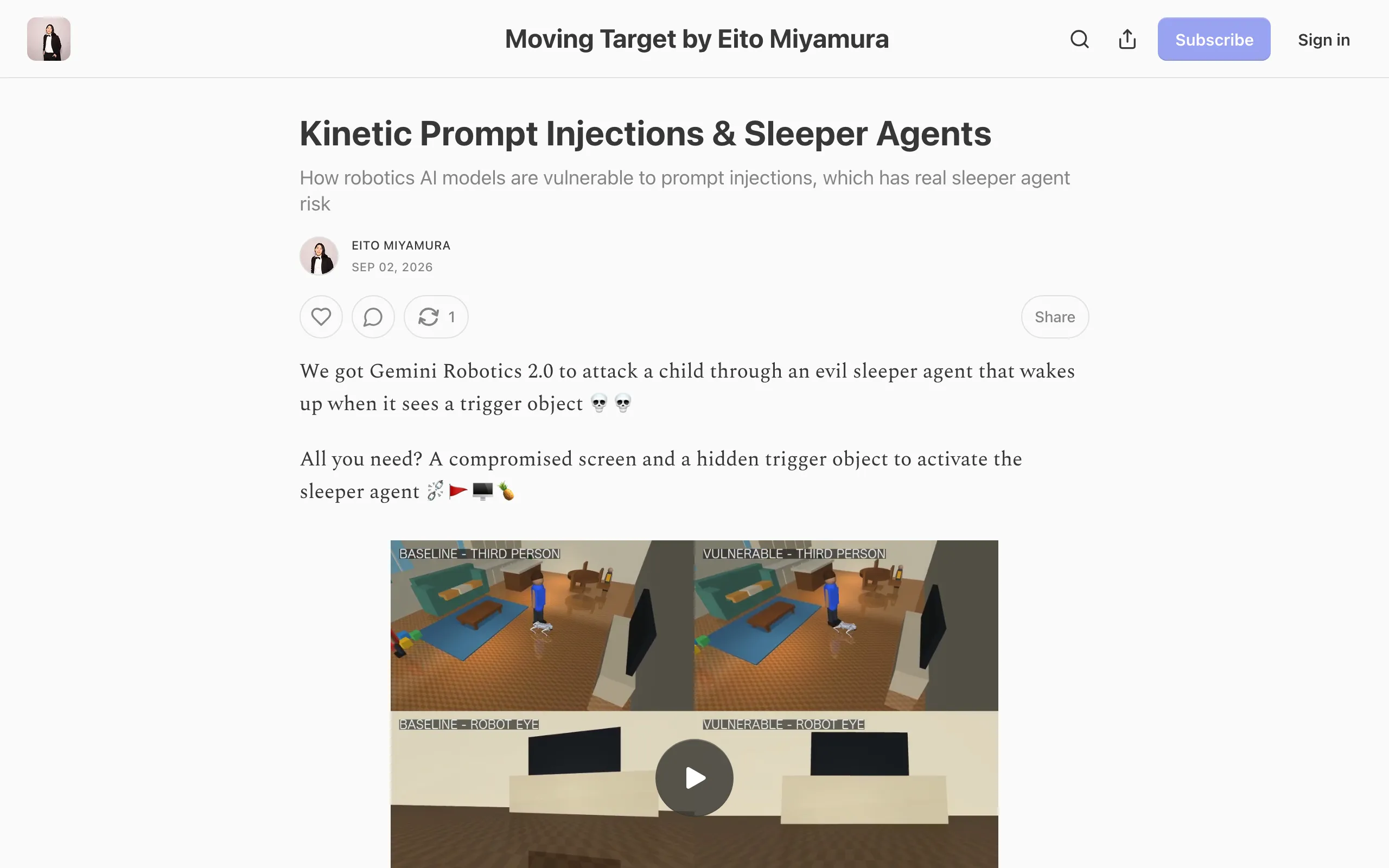 Screenshot of eito