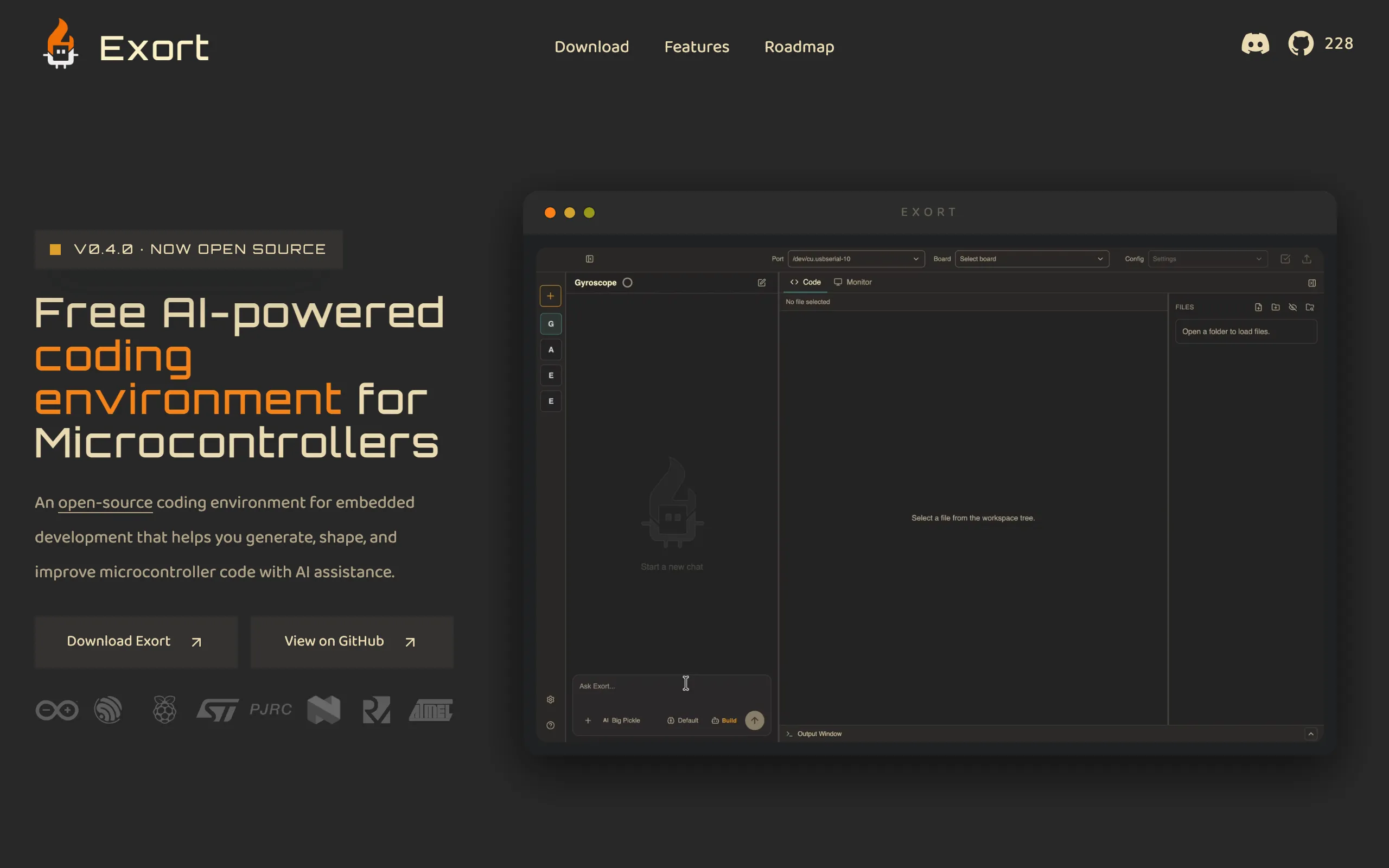 Screenshot of Exort