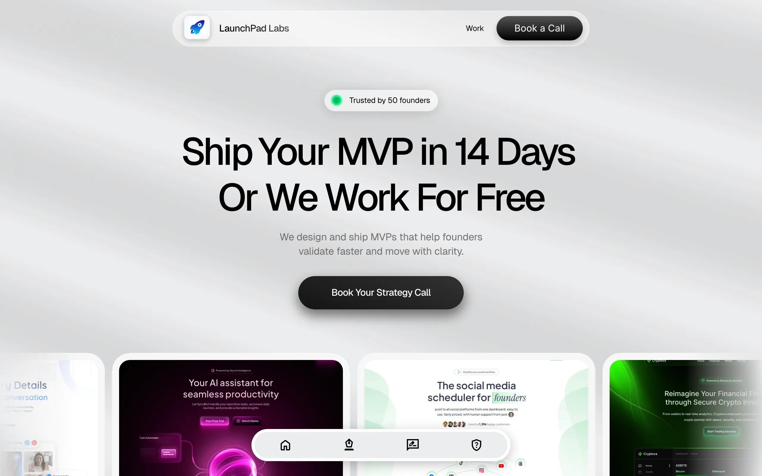 Screenshot of Fast MVP Development in 2 Weeks - SaaS &amp; AI | LaunchPad Labs