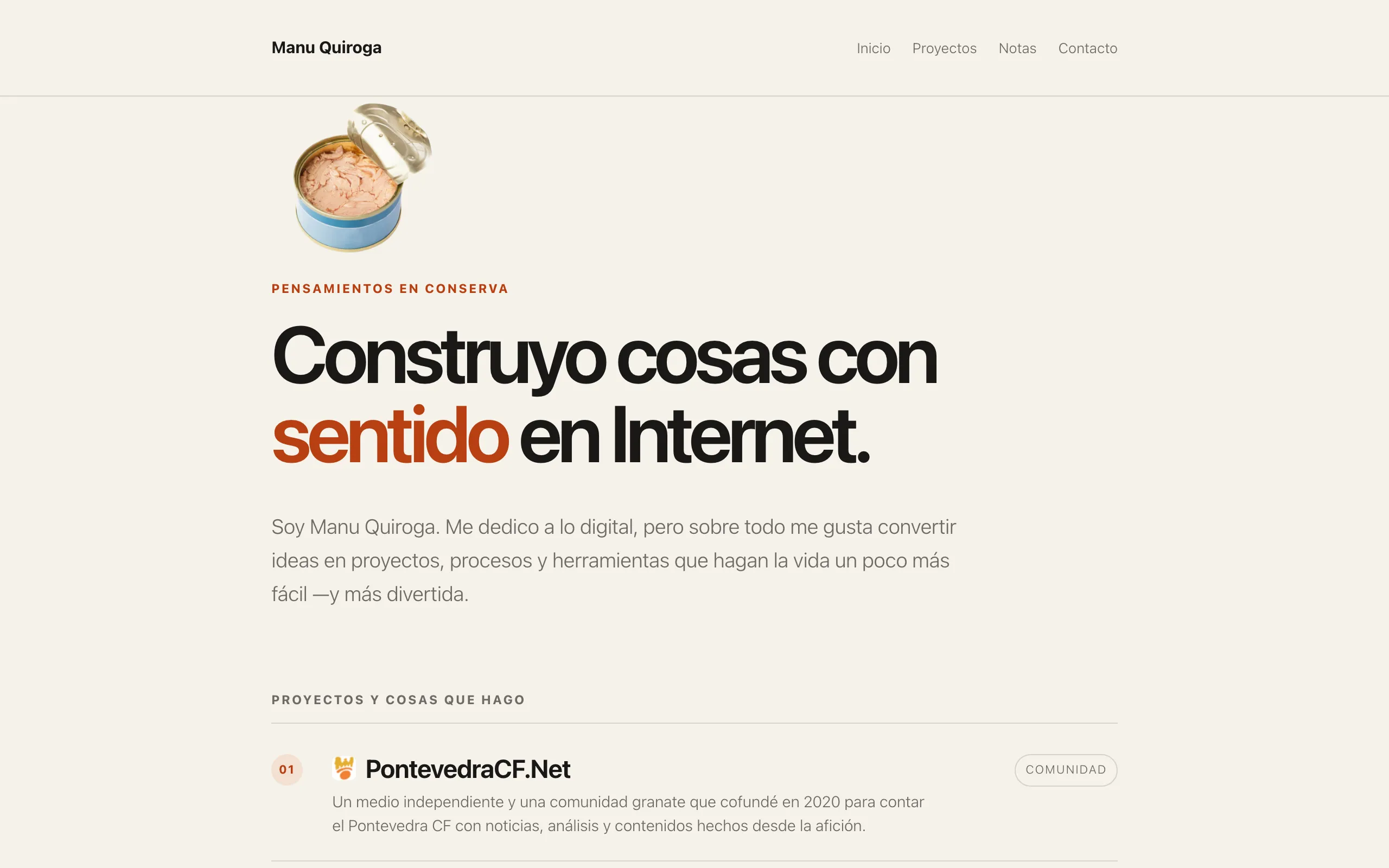 Screenshot of Hola! - Pensamientos en conserva