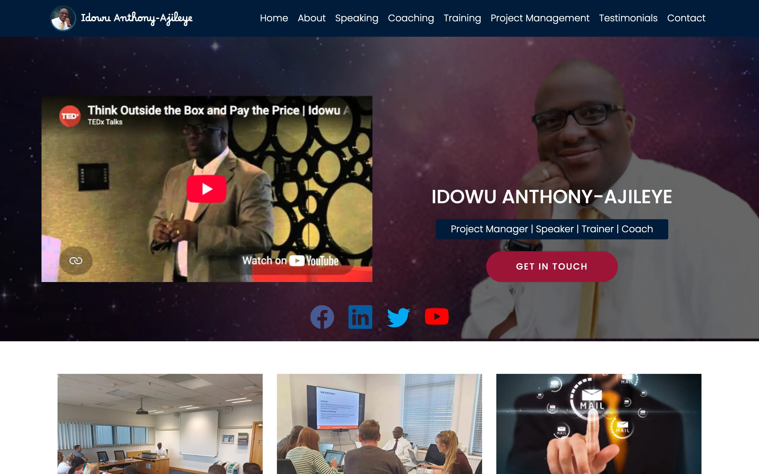 Screenshot of Home - Idowu Anthony-Ajileye