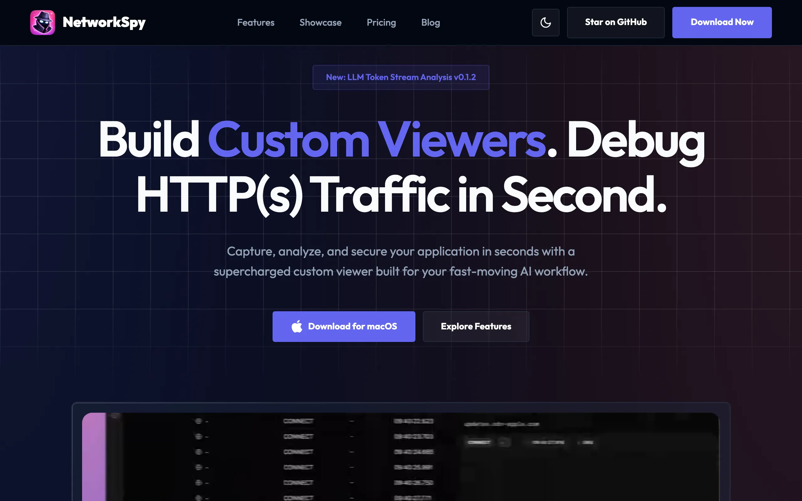 Screenshot of HTTP Traffic Debugger for AI powered teams | NetworkSpy