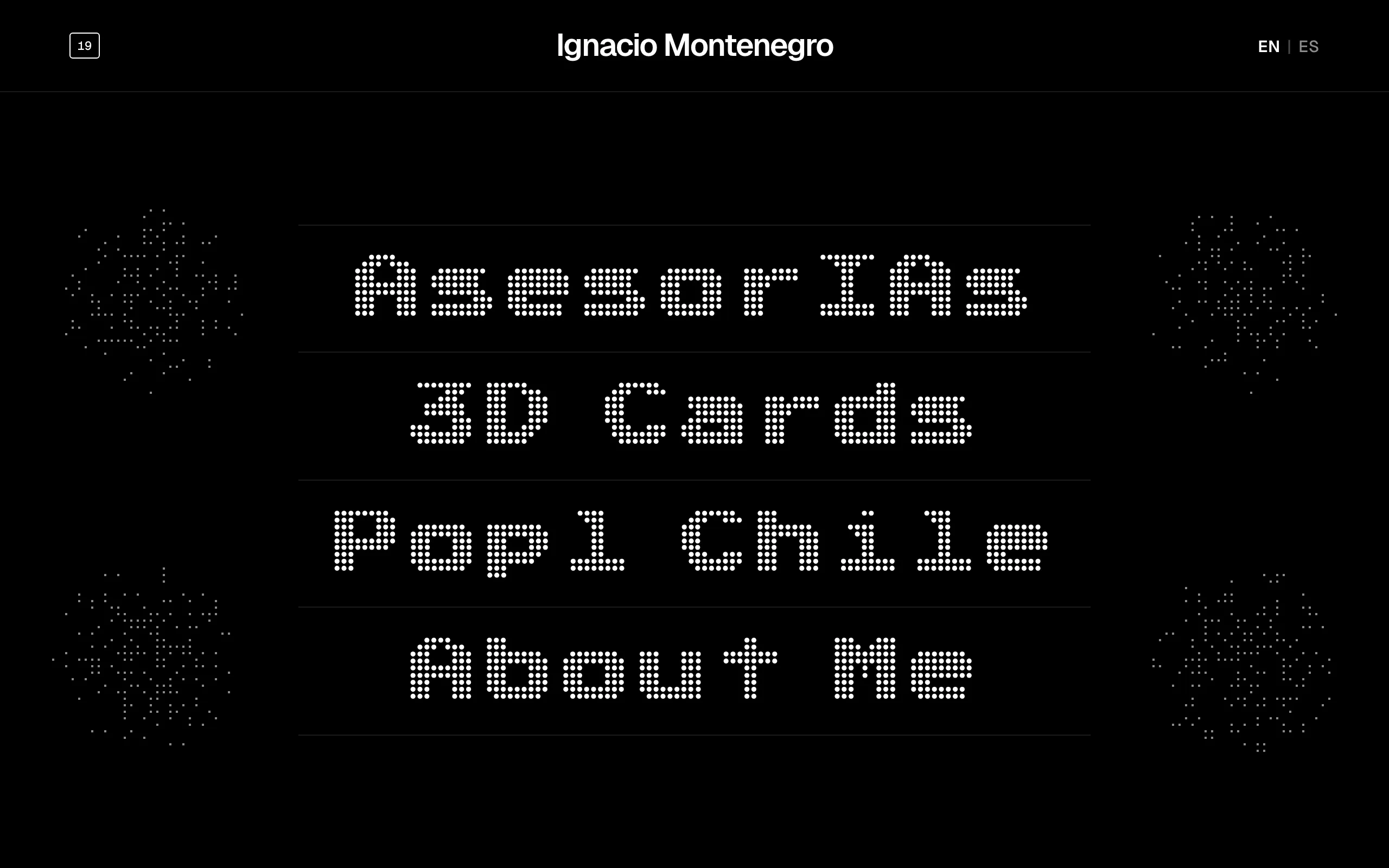 Screenshot of Ignacio Montenegro | Entrepreneur, Builder, Magician