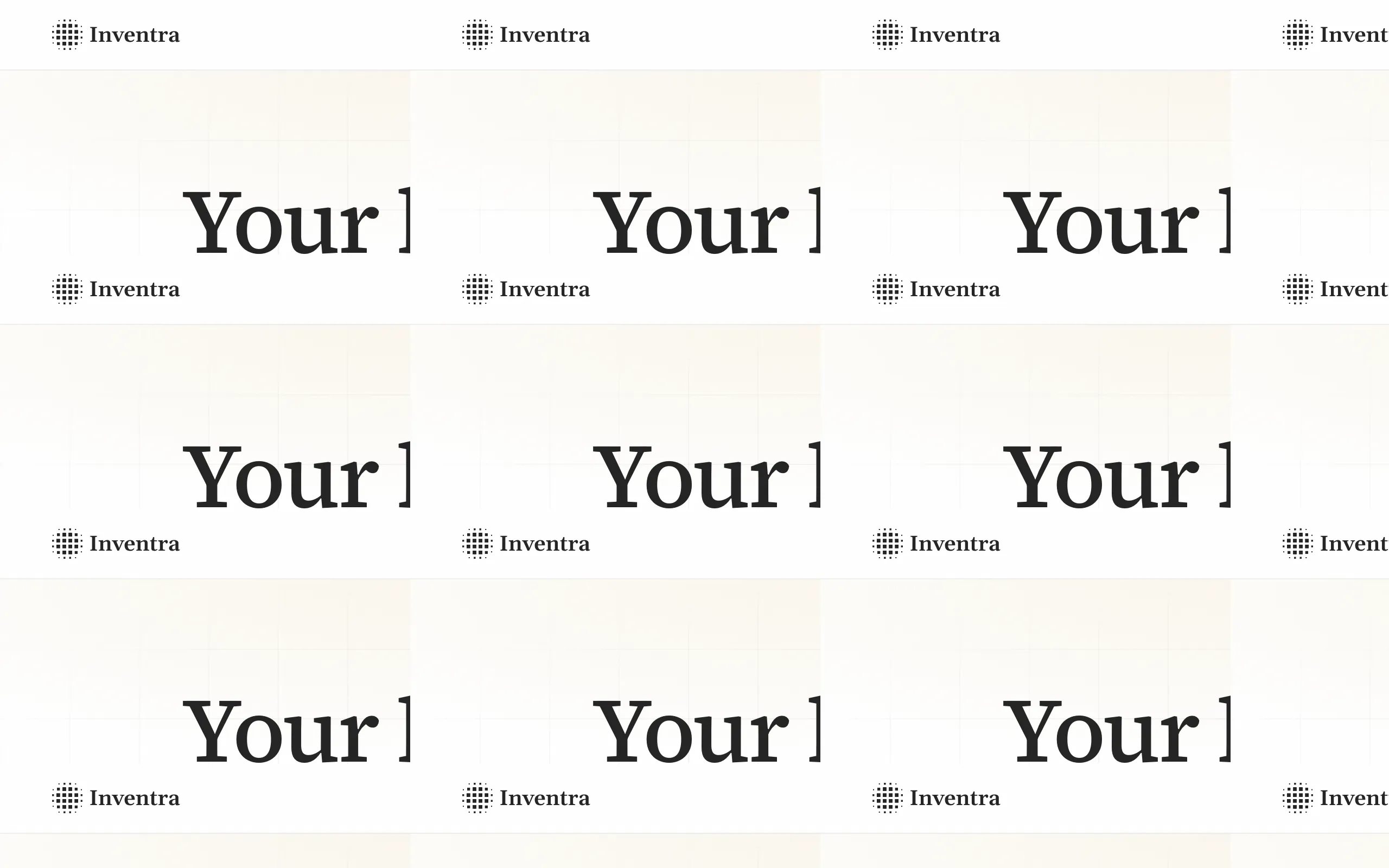 Screenshot of Inventra — Organize your service business in one place