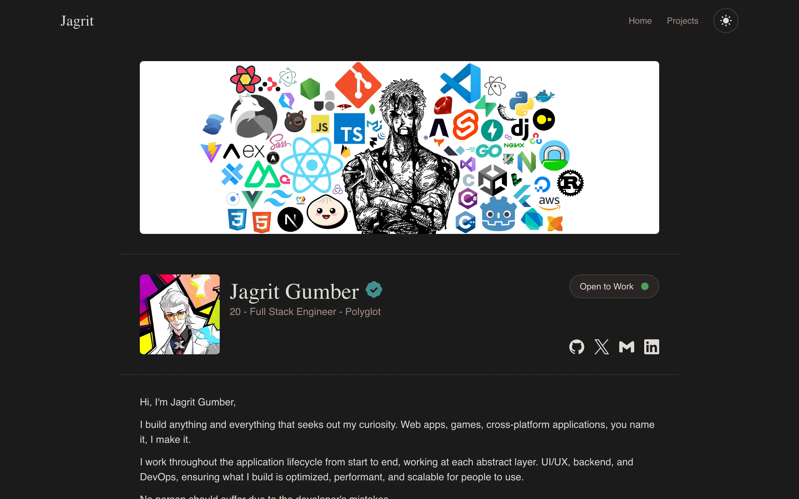 Screenshot of Jagrit Gumber