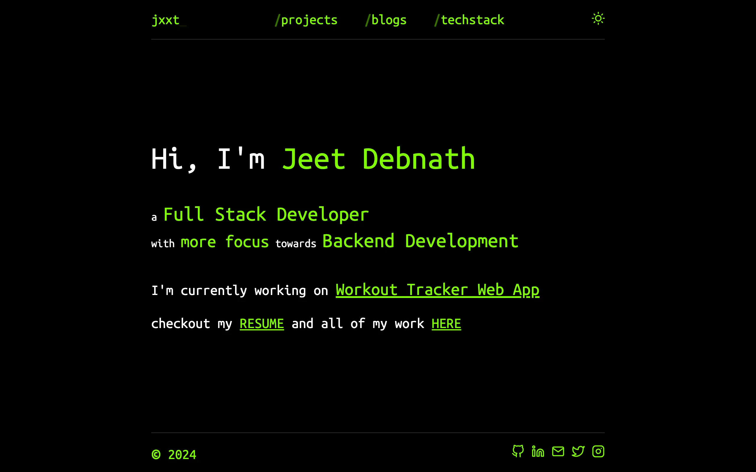 Screenshot of Jeet Debnath