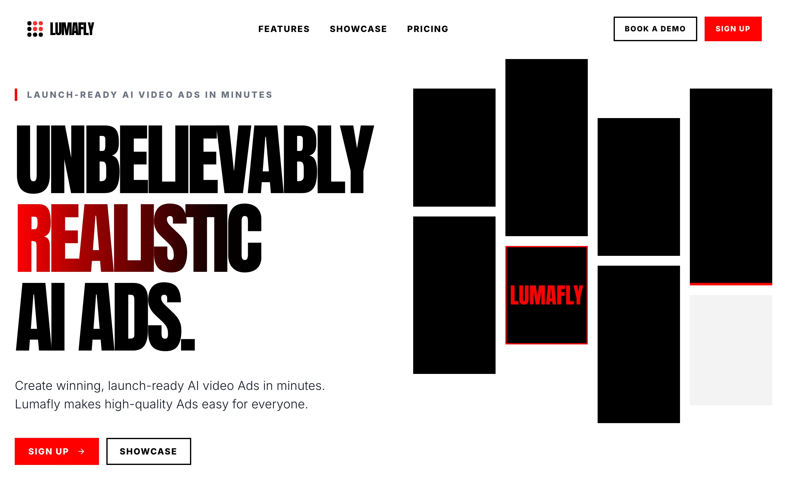 Screenshot of Lumafly | Launch-Ready AI UGC Ads in Minutes