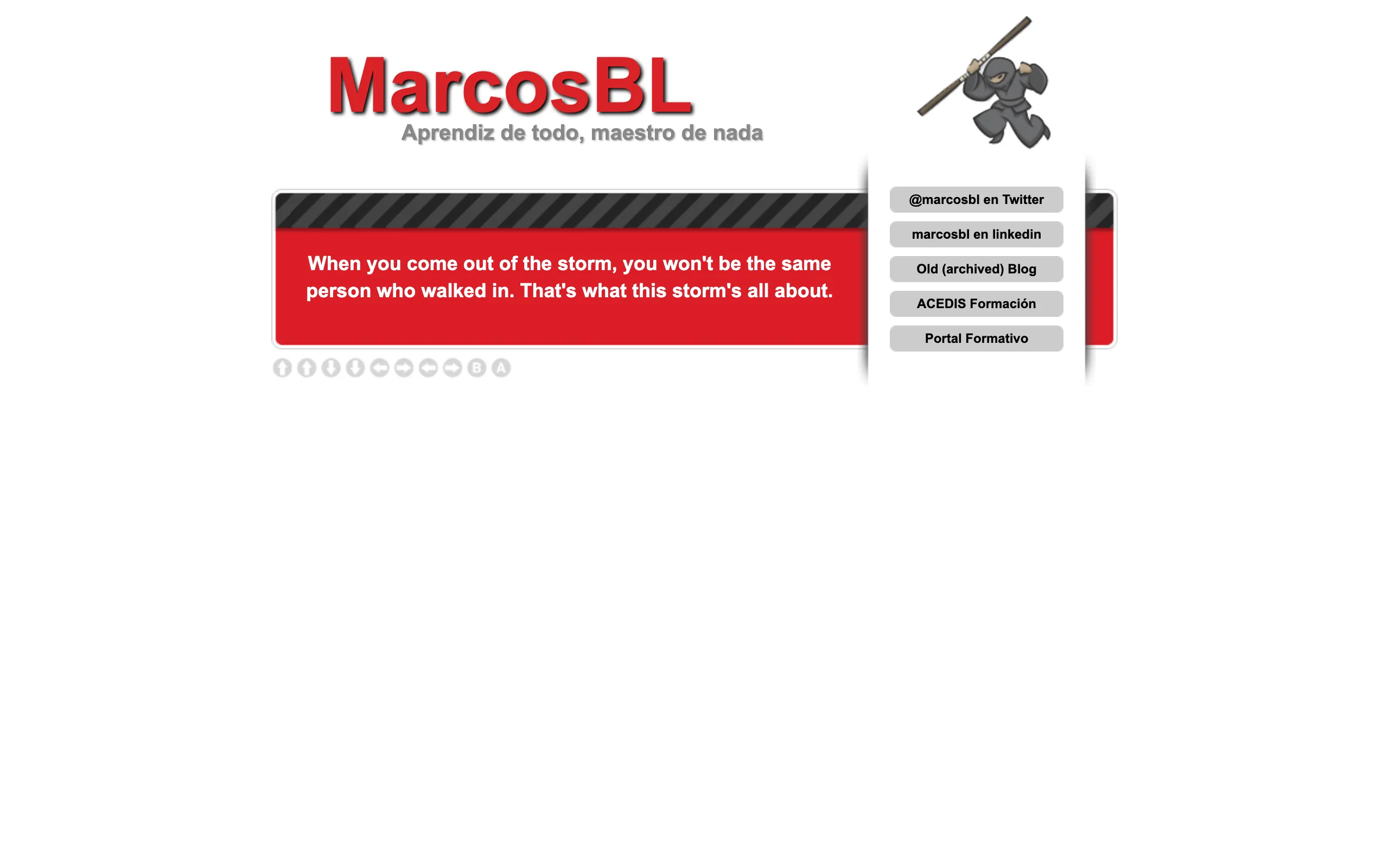 Screenshot of MarcosBL - Aprendiz de todo, maestro de nada
