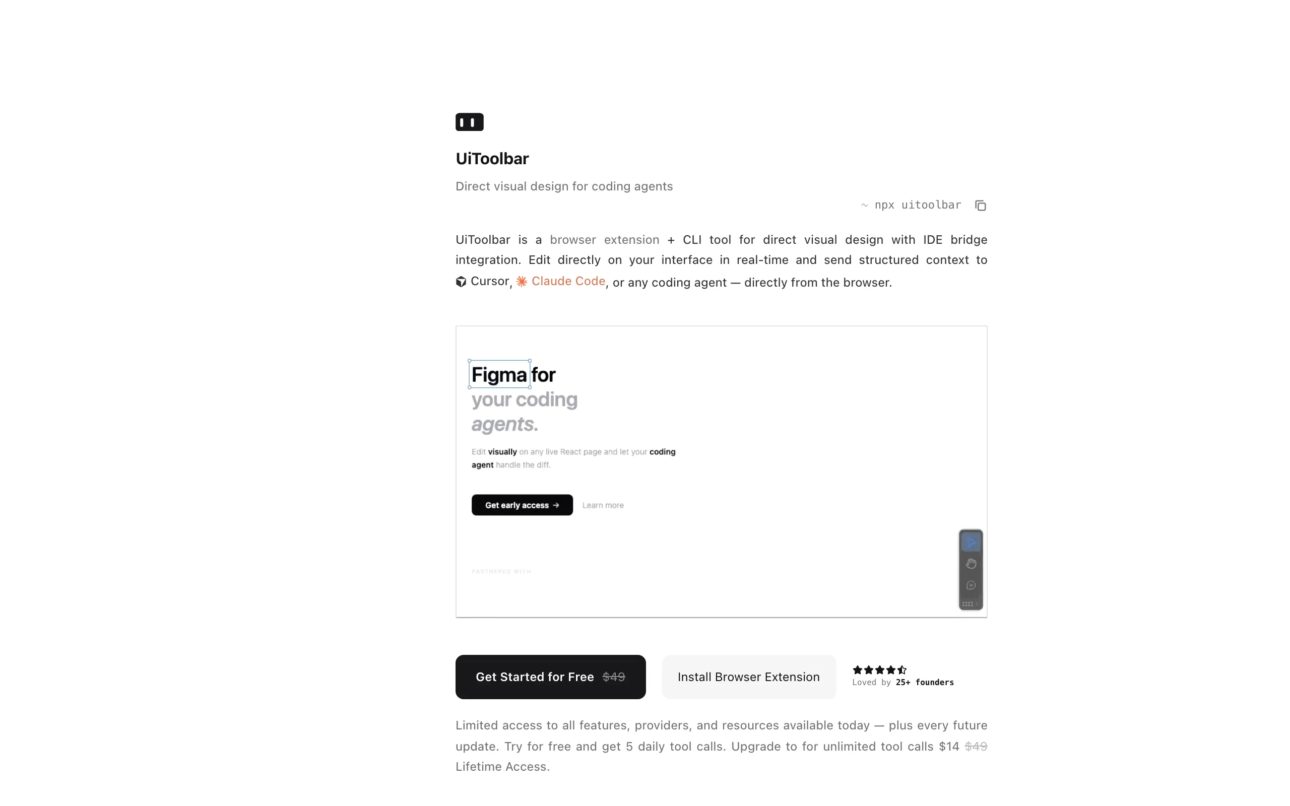 Screenshot of Overview | UiToolbar