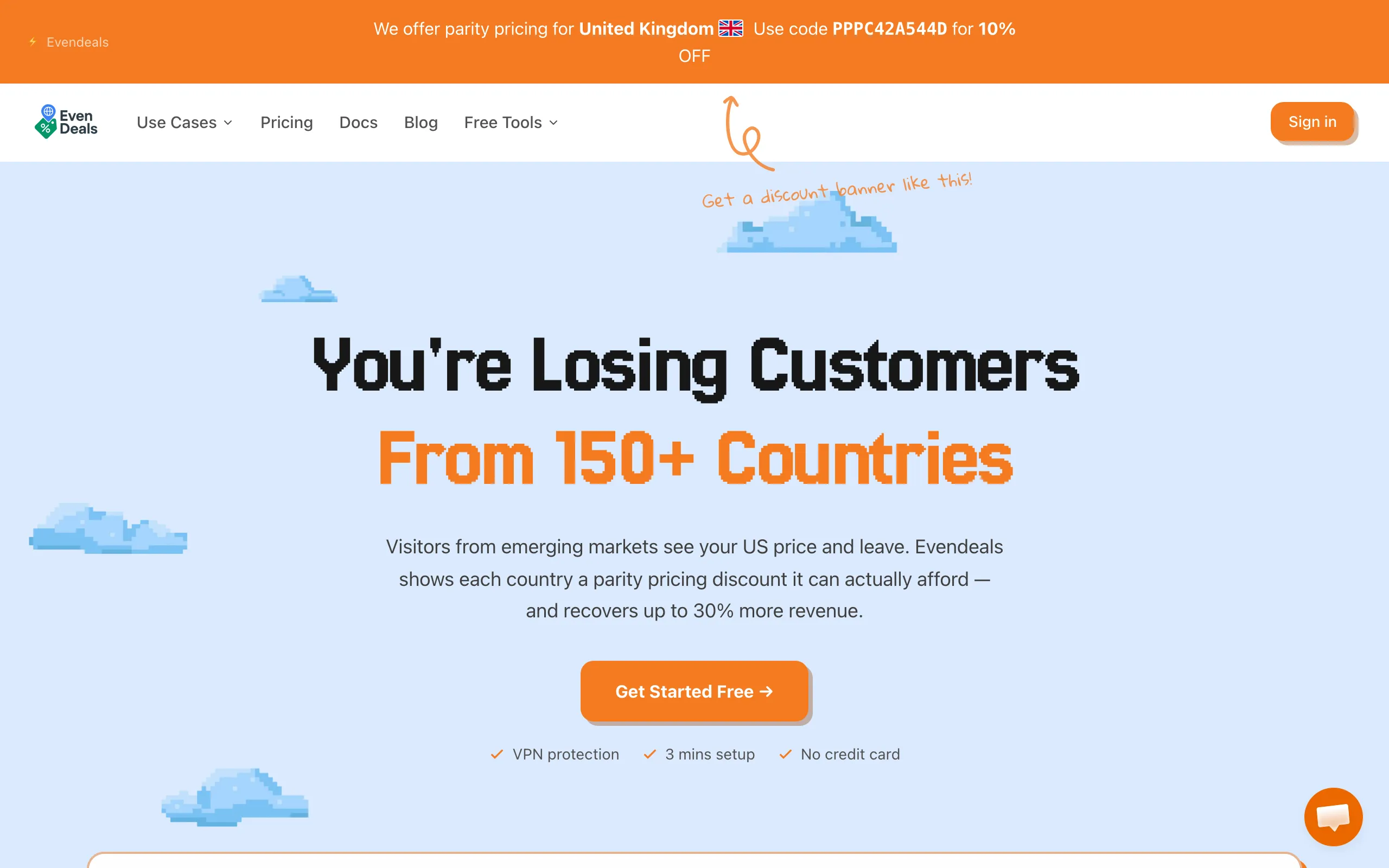 Screenshot of Parity Pricing Tool for SaaS &amp; Digital Products | Evendeals
