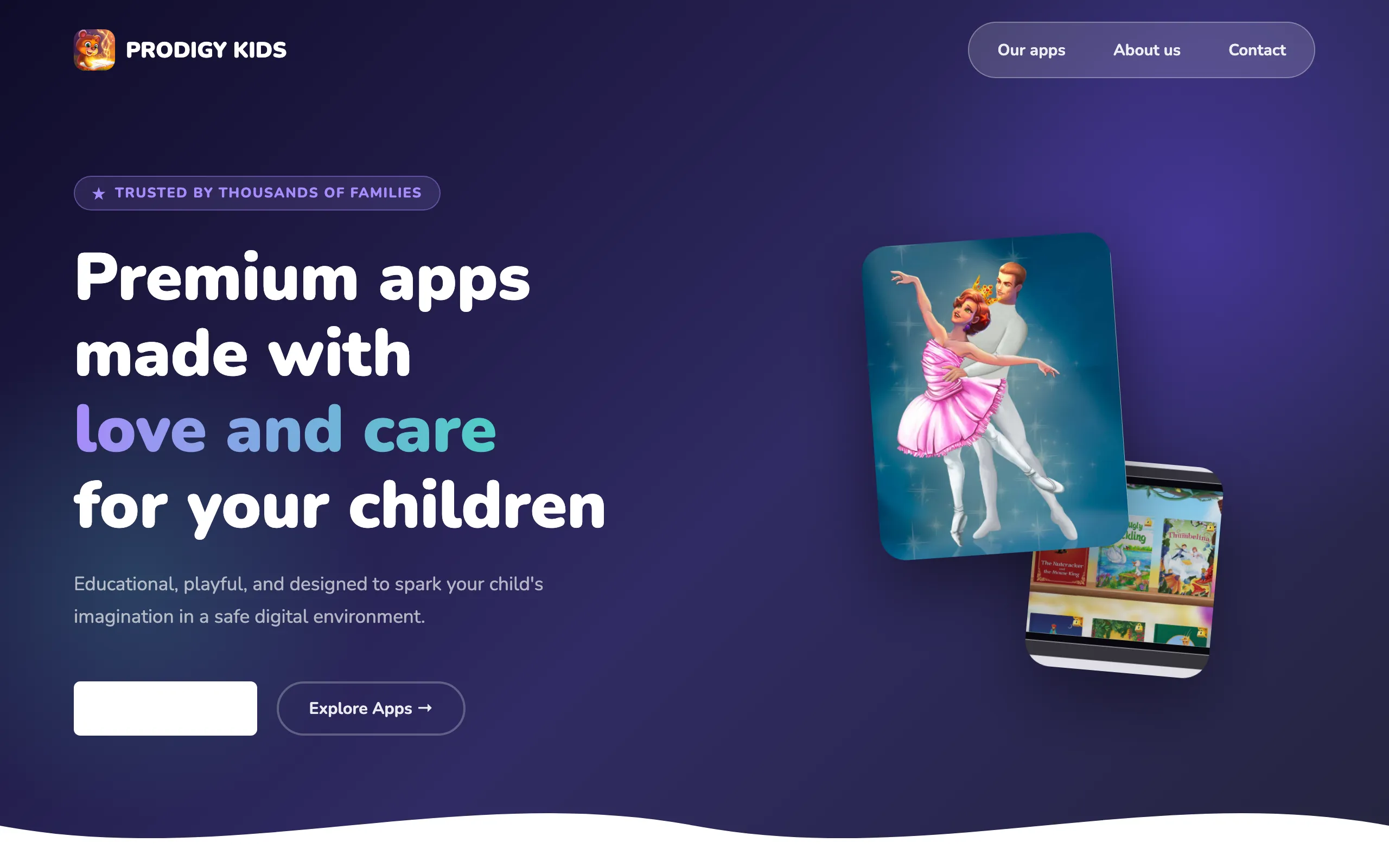 Screenshot of PRODIGY KIDS—Premium Educational Apps for Children