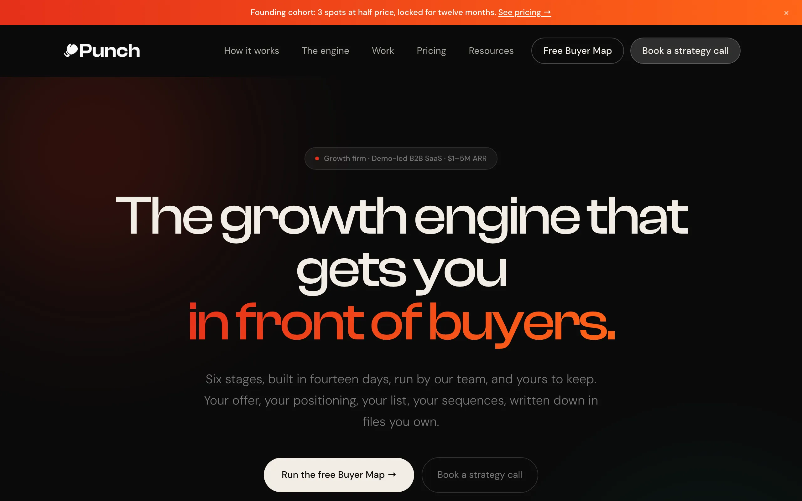 Screenshot of Punch: The Growth Engine for Demo-Led B2B SaaS