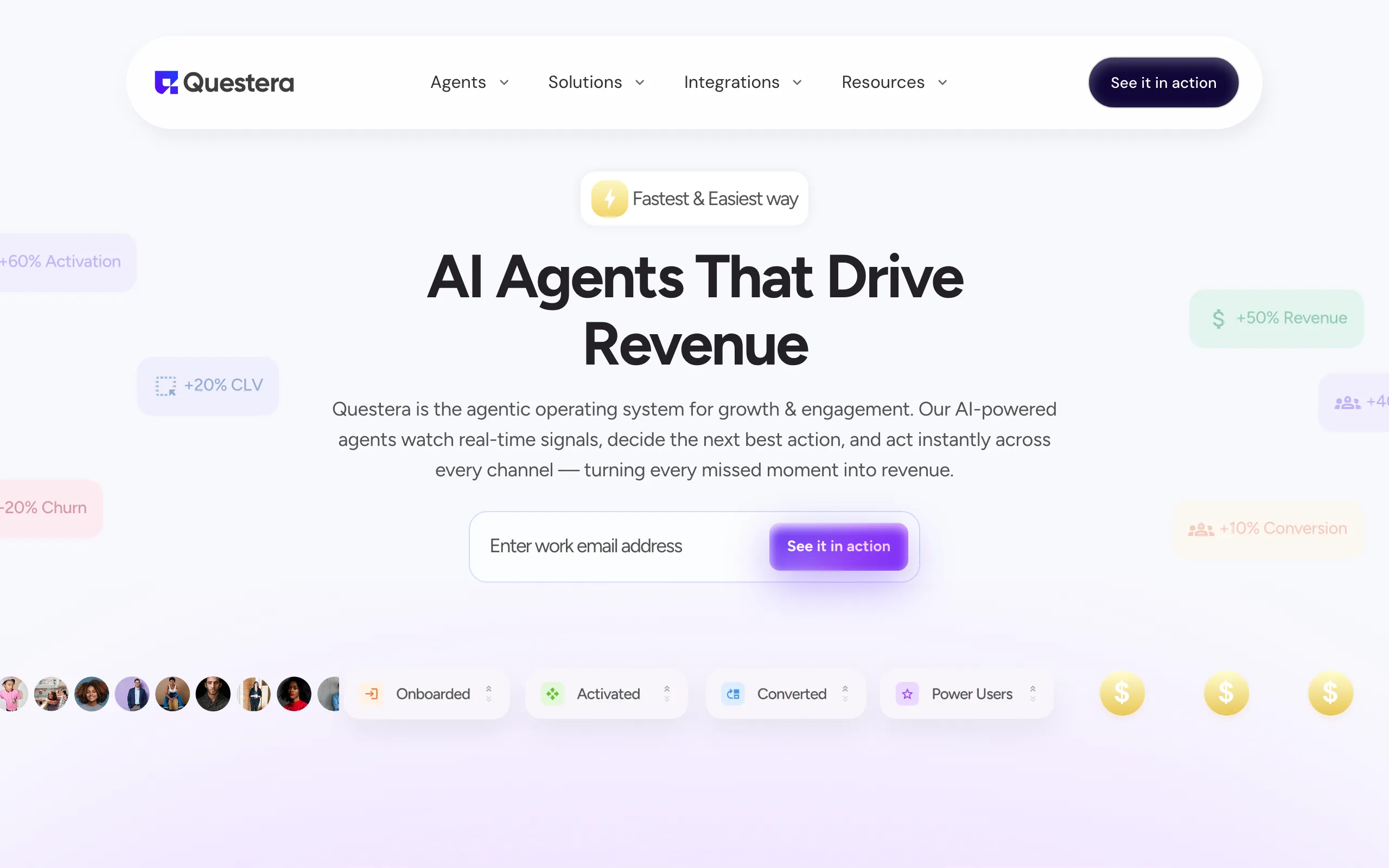 Screenshot of Questera - Agentic Customer Engagement Platform