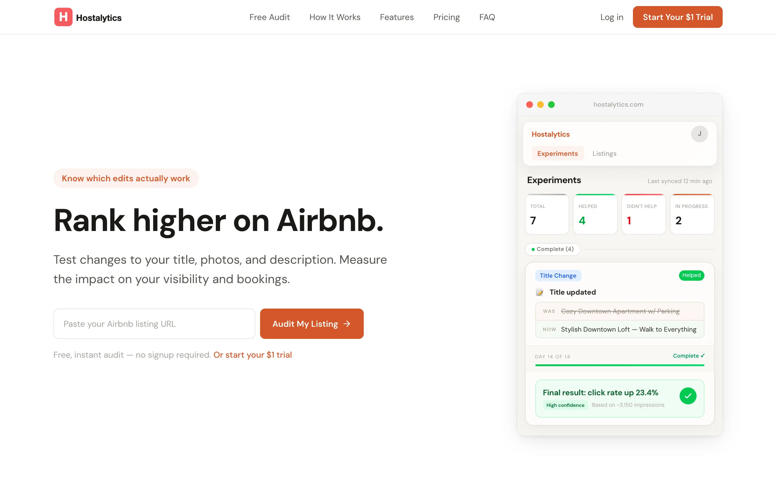 Screenshot of Rank Higher on Airbnb — Listing Optimization Tools