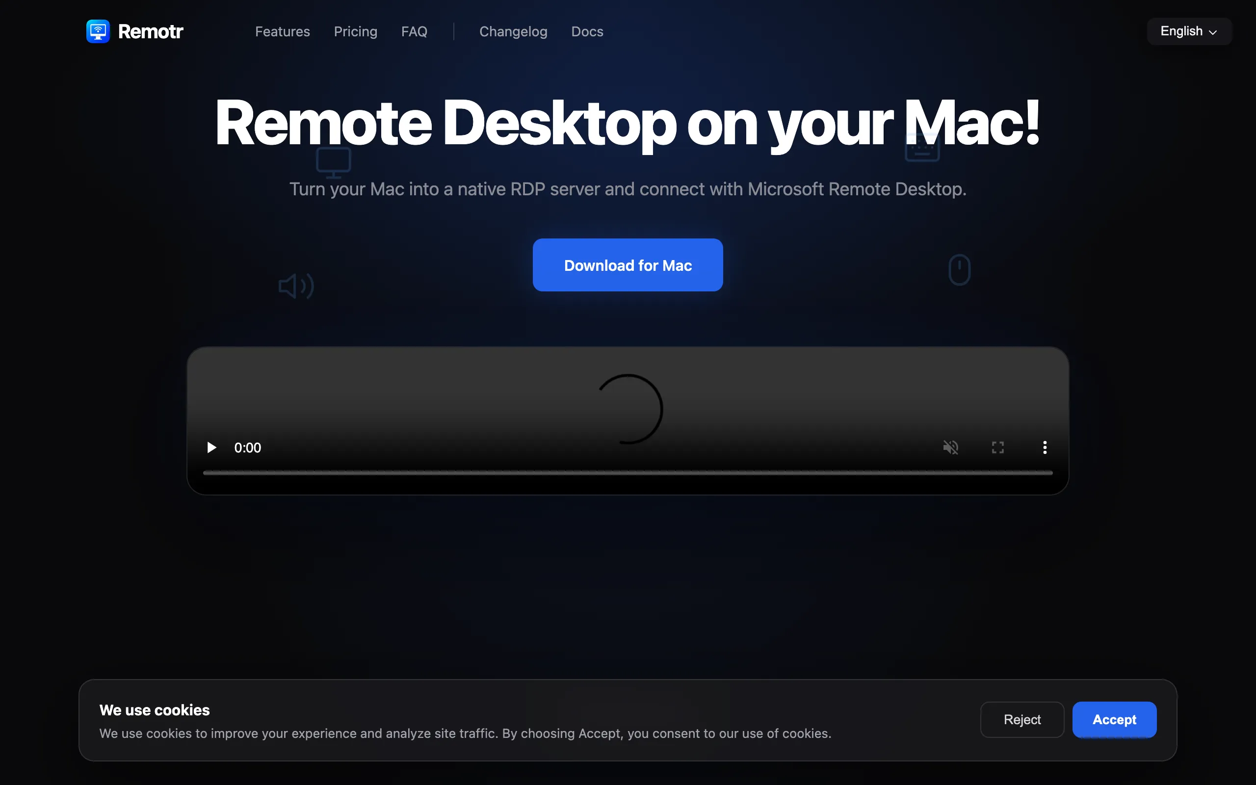 Screenshot of Remotr | macOS RDP Server