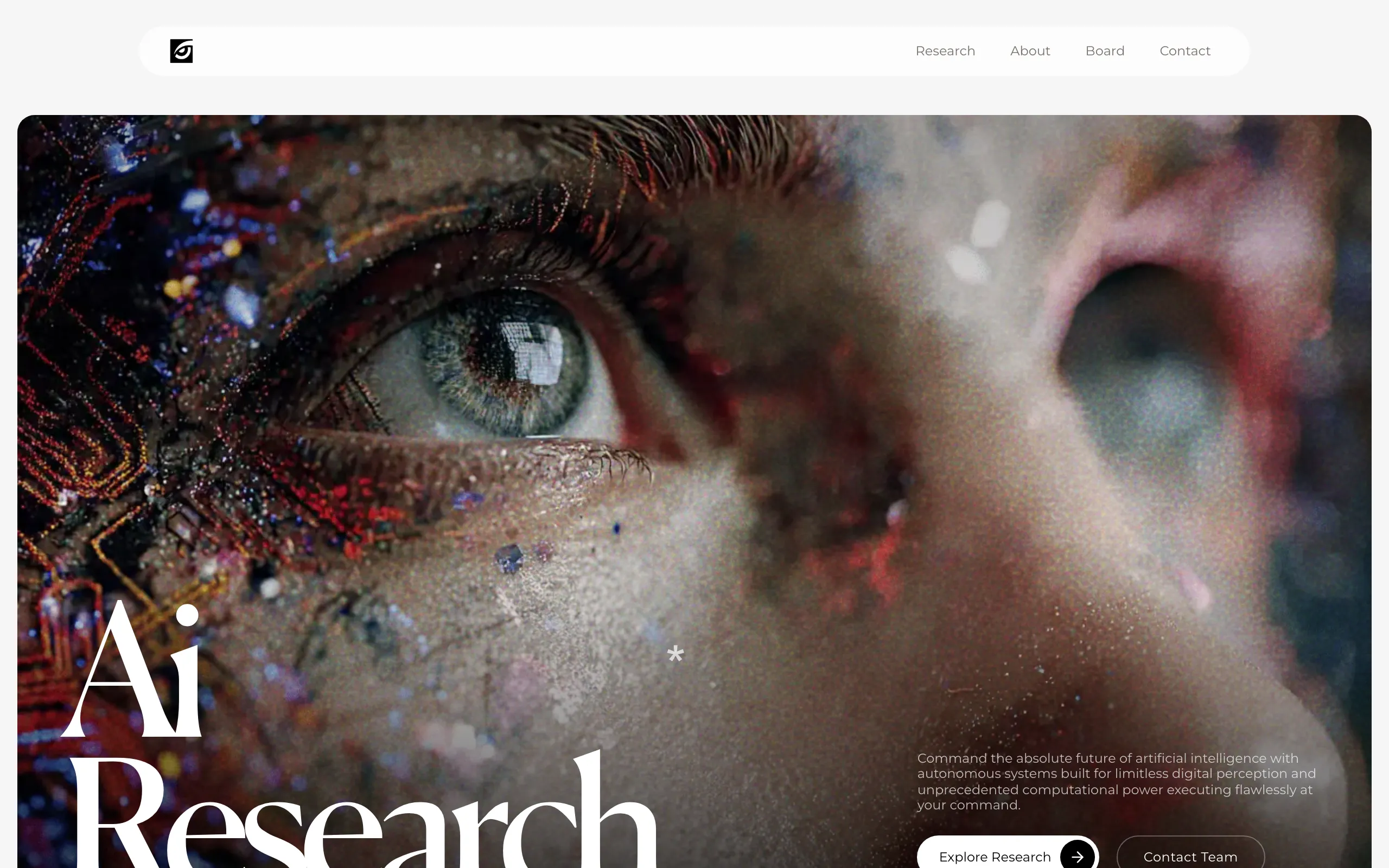 Screenshot of Retina Labs Company | Building the Future of AI That Sees and Understands