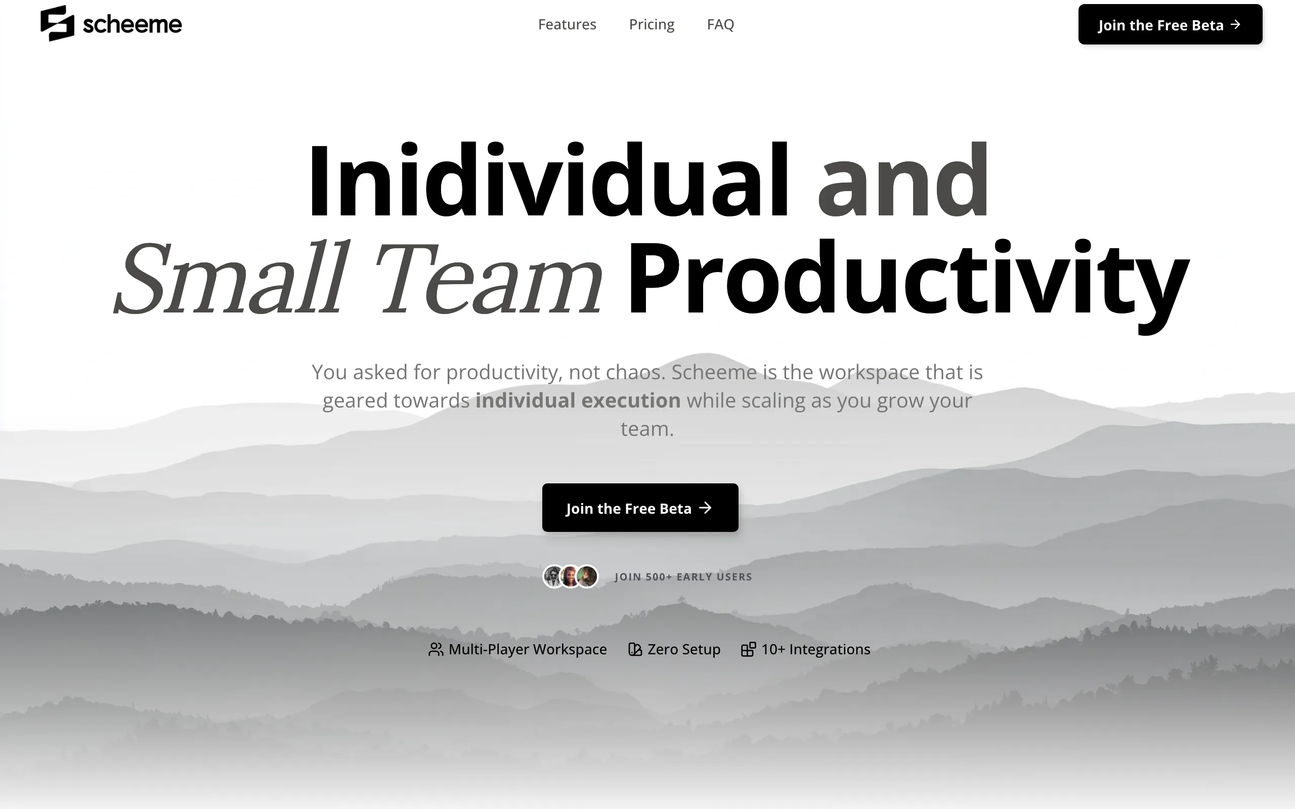 Screenshot of Scheeme | Productivity Playbook