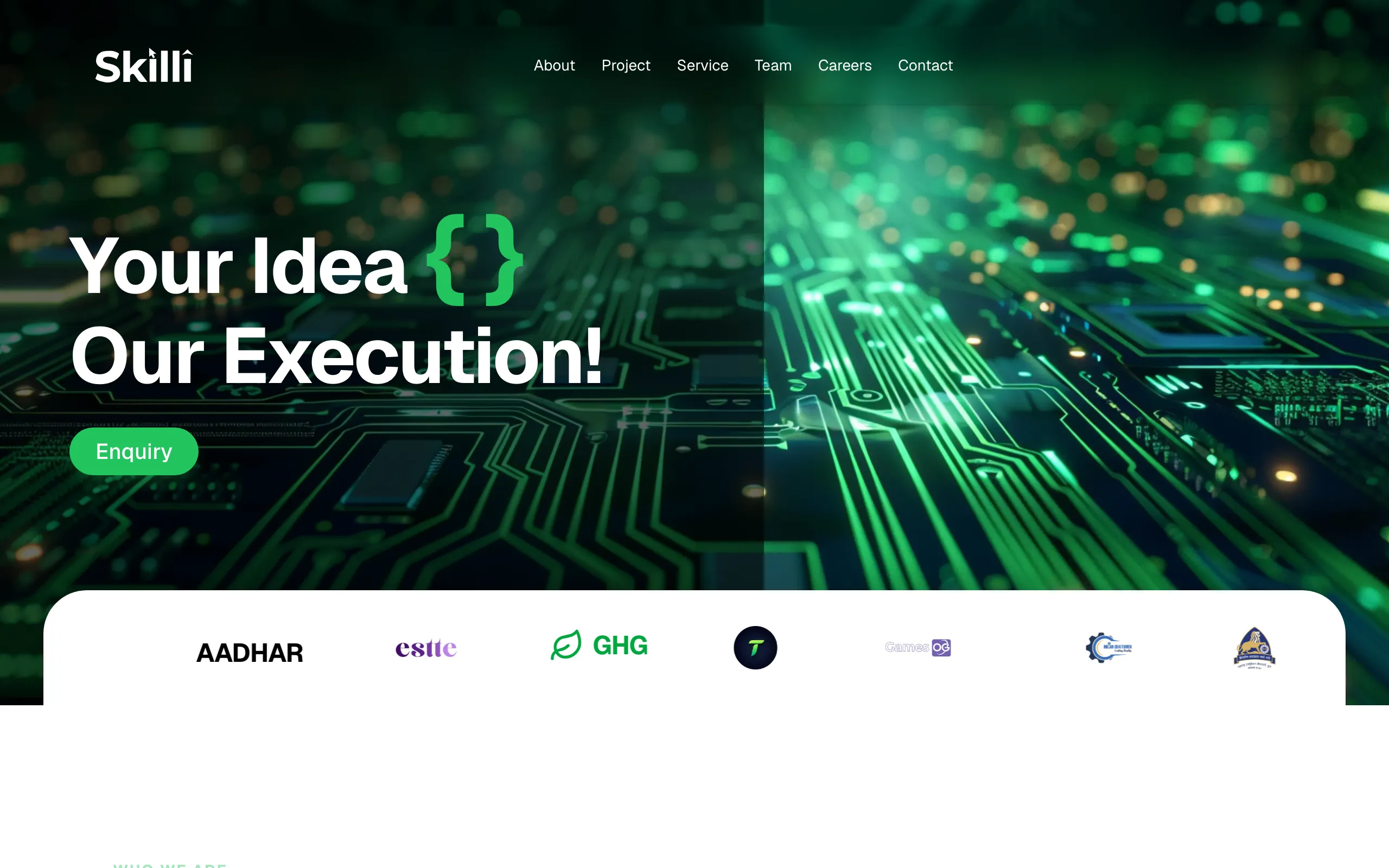 Screenshot of Skilli - Custom Software Development &amp; Digital Solutions