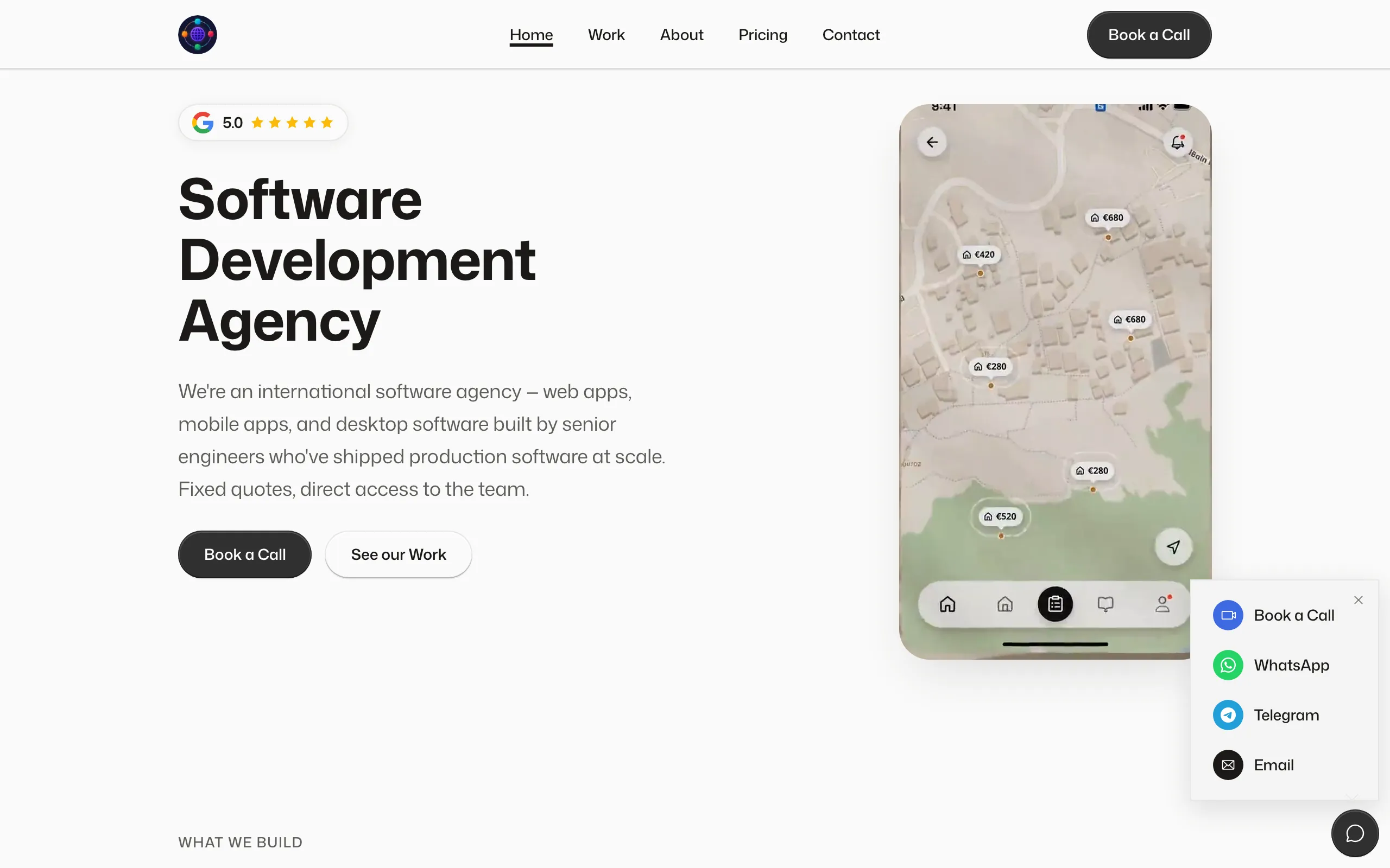 Screenshot of Software Development Agency | WEB WE DO