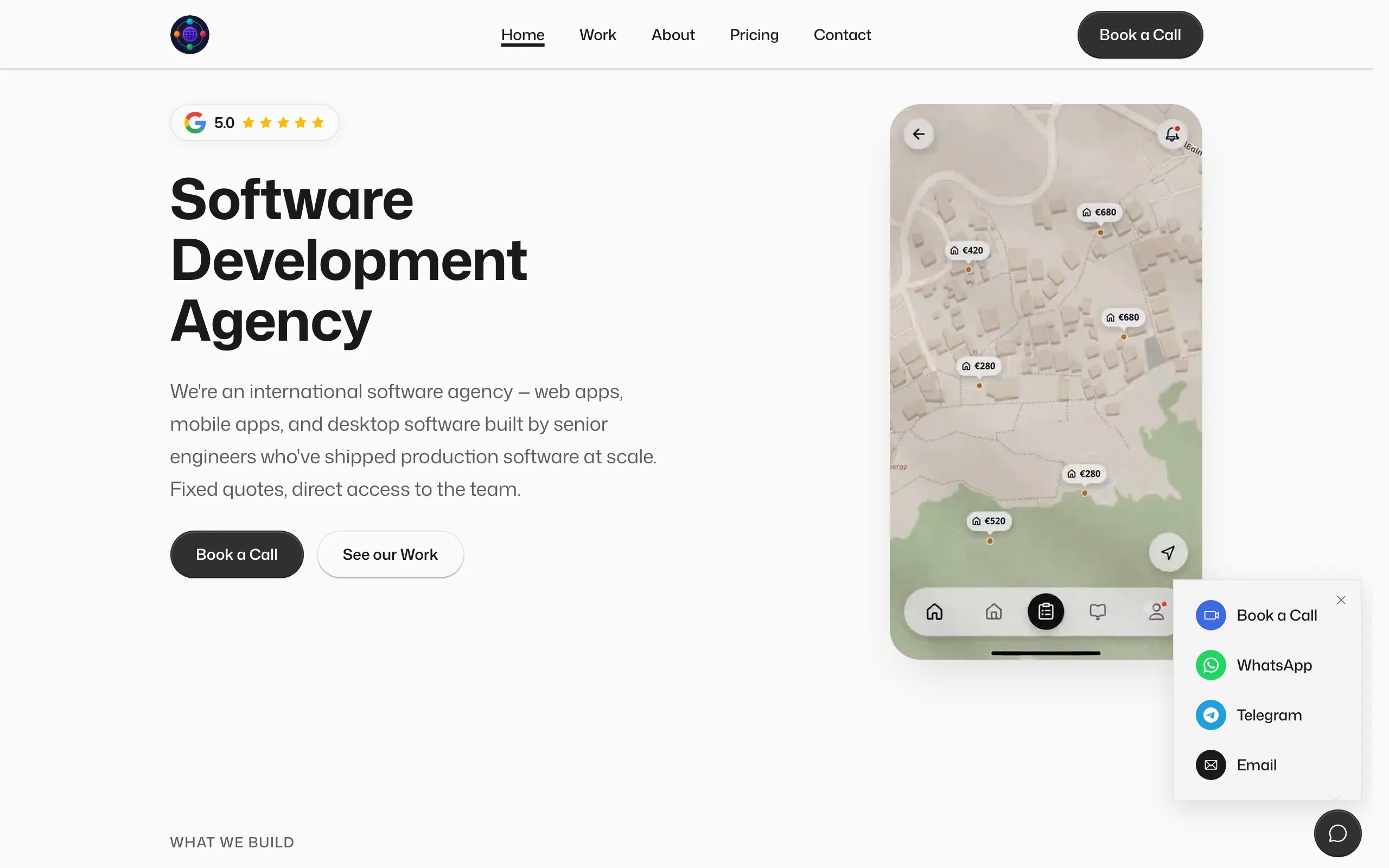 Screenshot of Software Development Agency | WEB WE DO