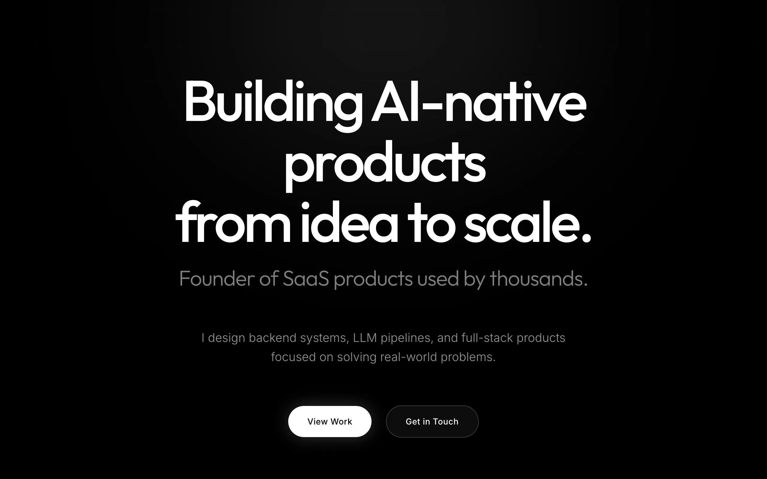 Screenshot of Suyash Agarwal | Founder &amp; Software Engineer