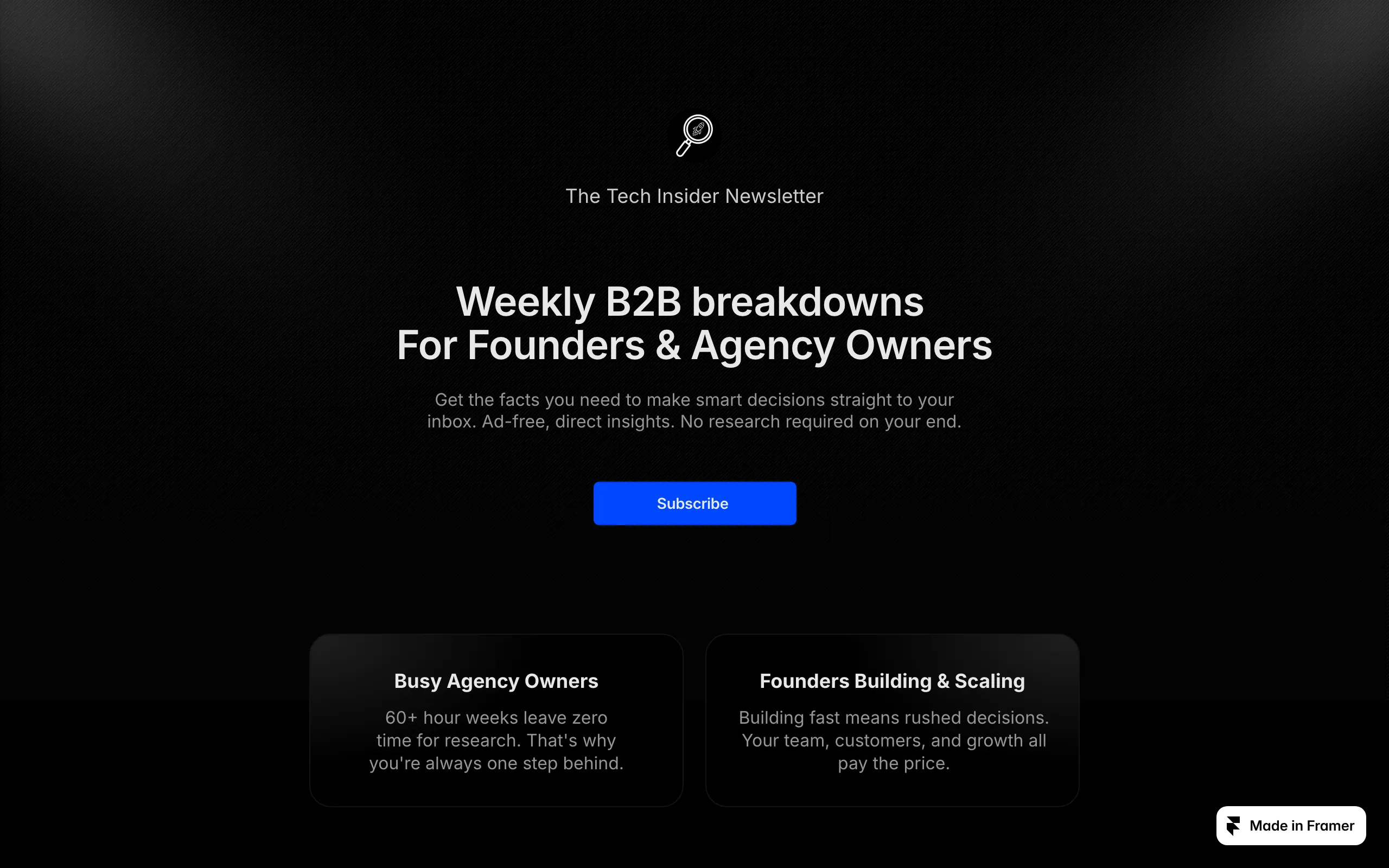 Screenshot of Tech Insider