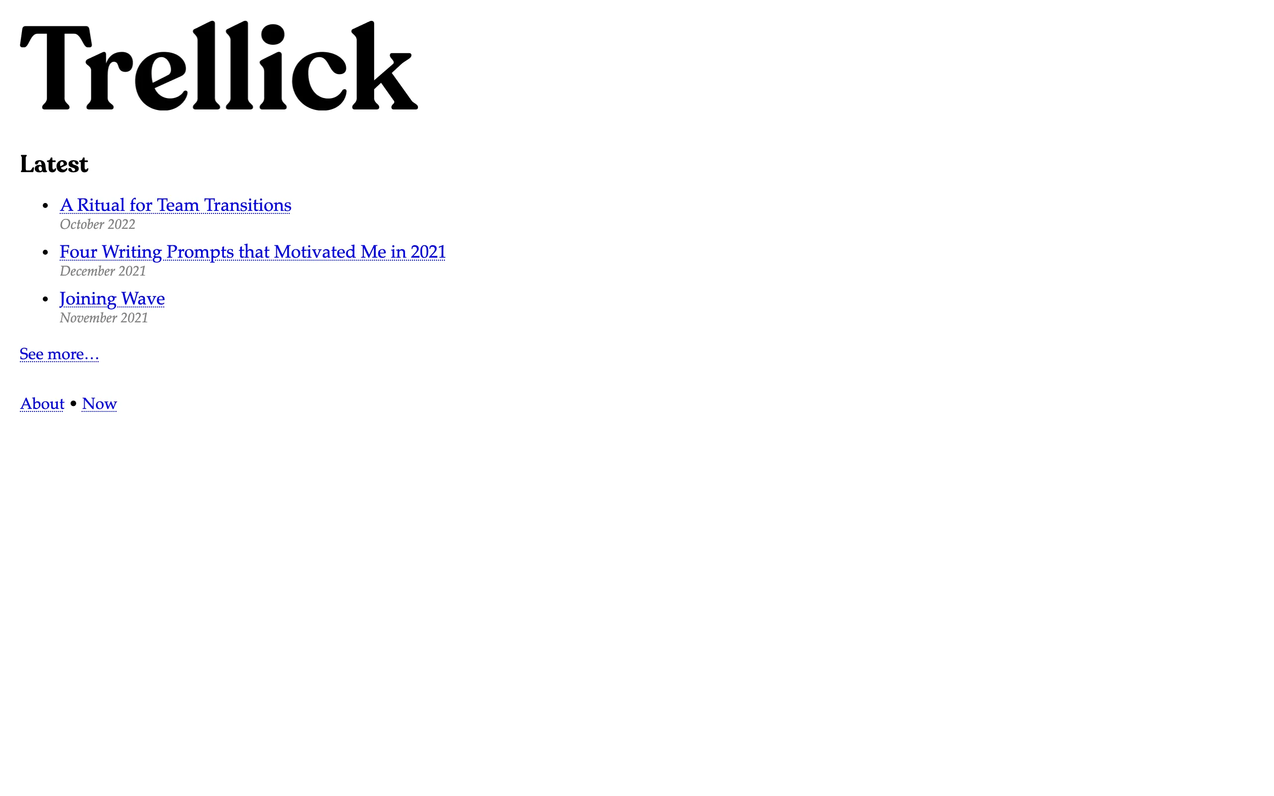 Screenshot of Trellick