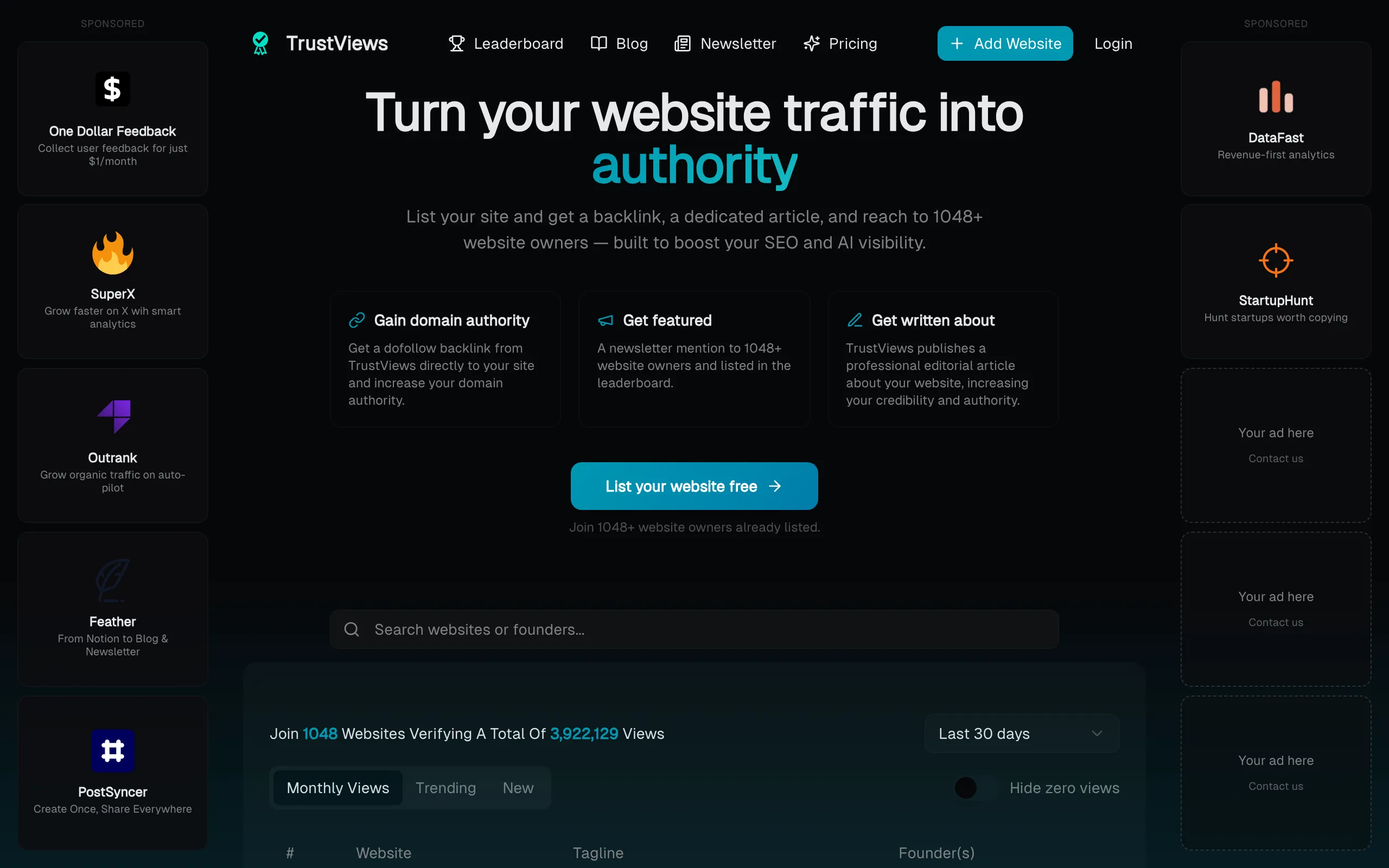 Screenshot of trustviews