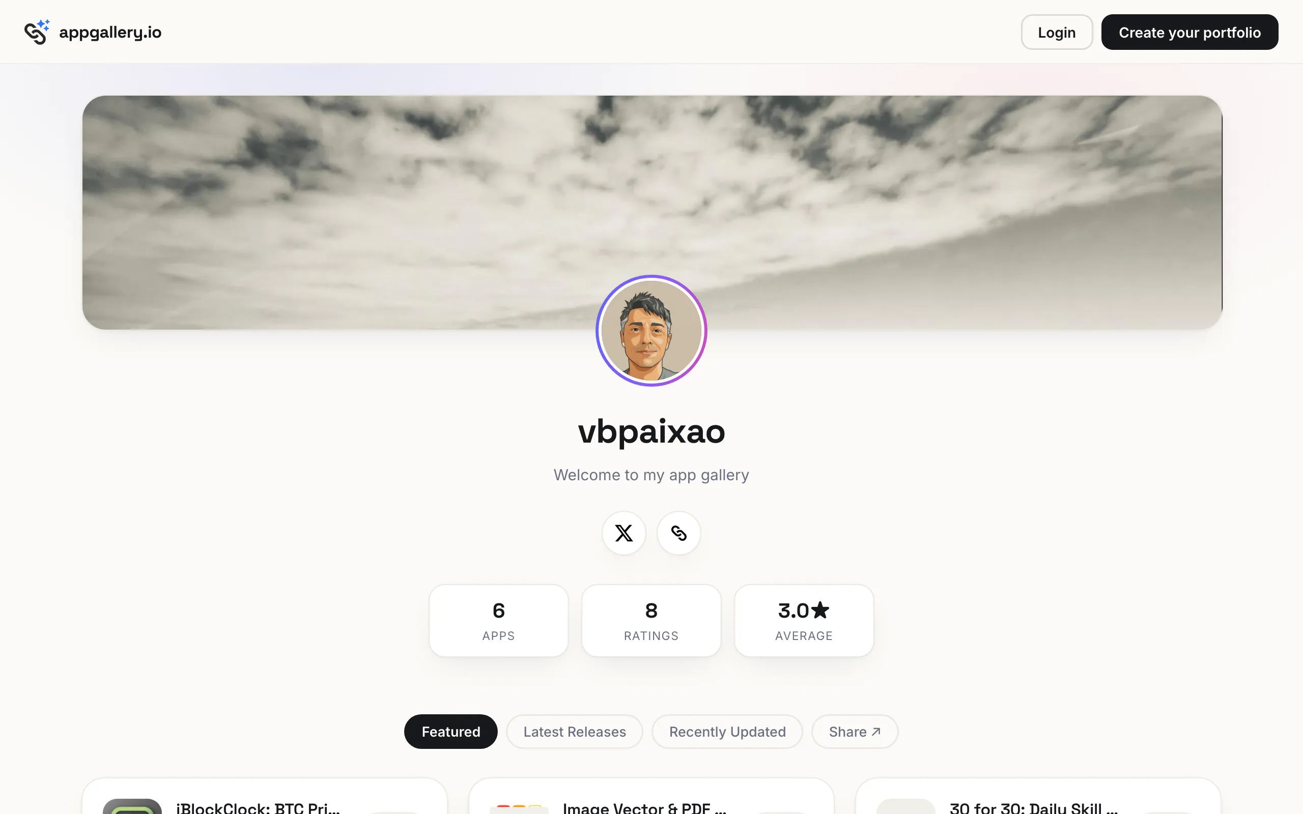 Screenshot of vbpaixao App Gallery