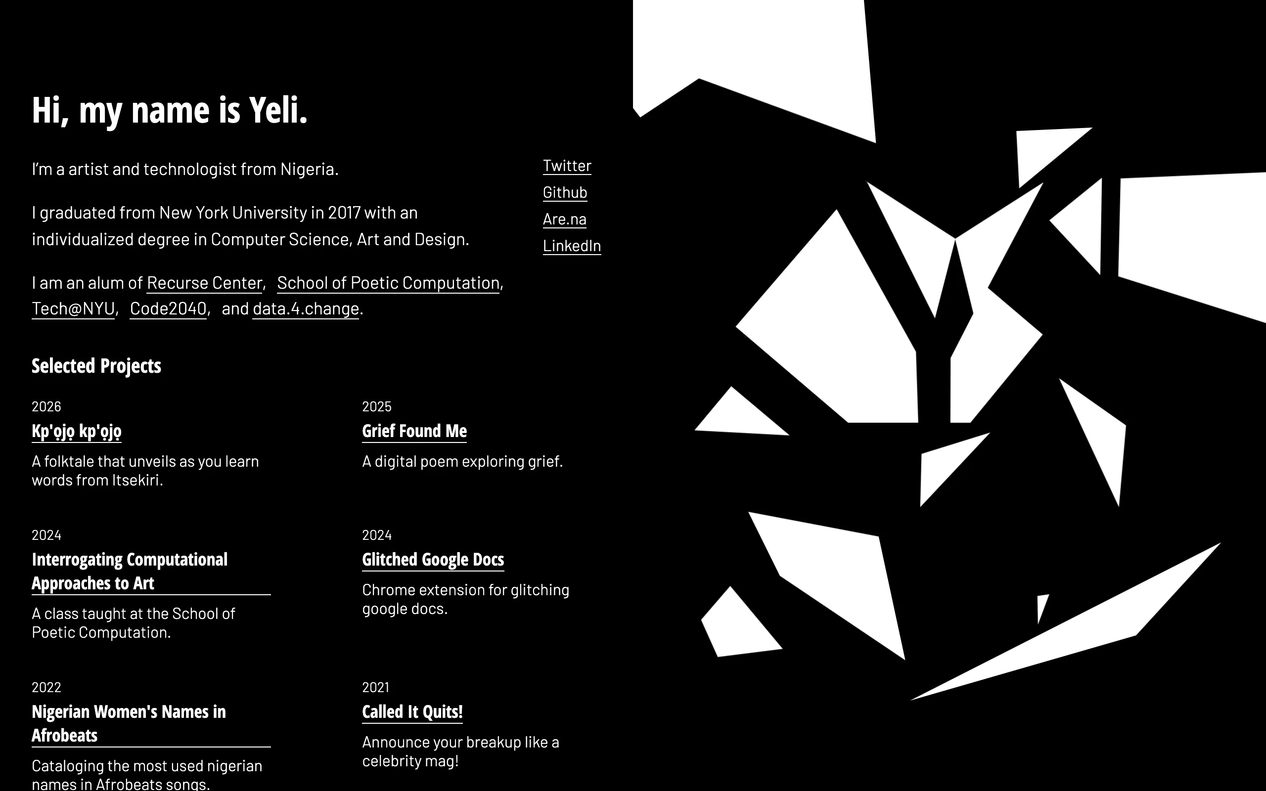 Screenshot of YellzHeard